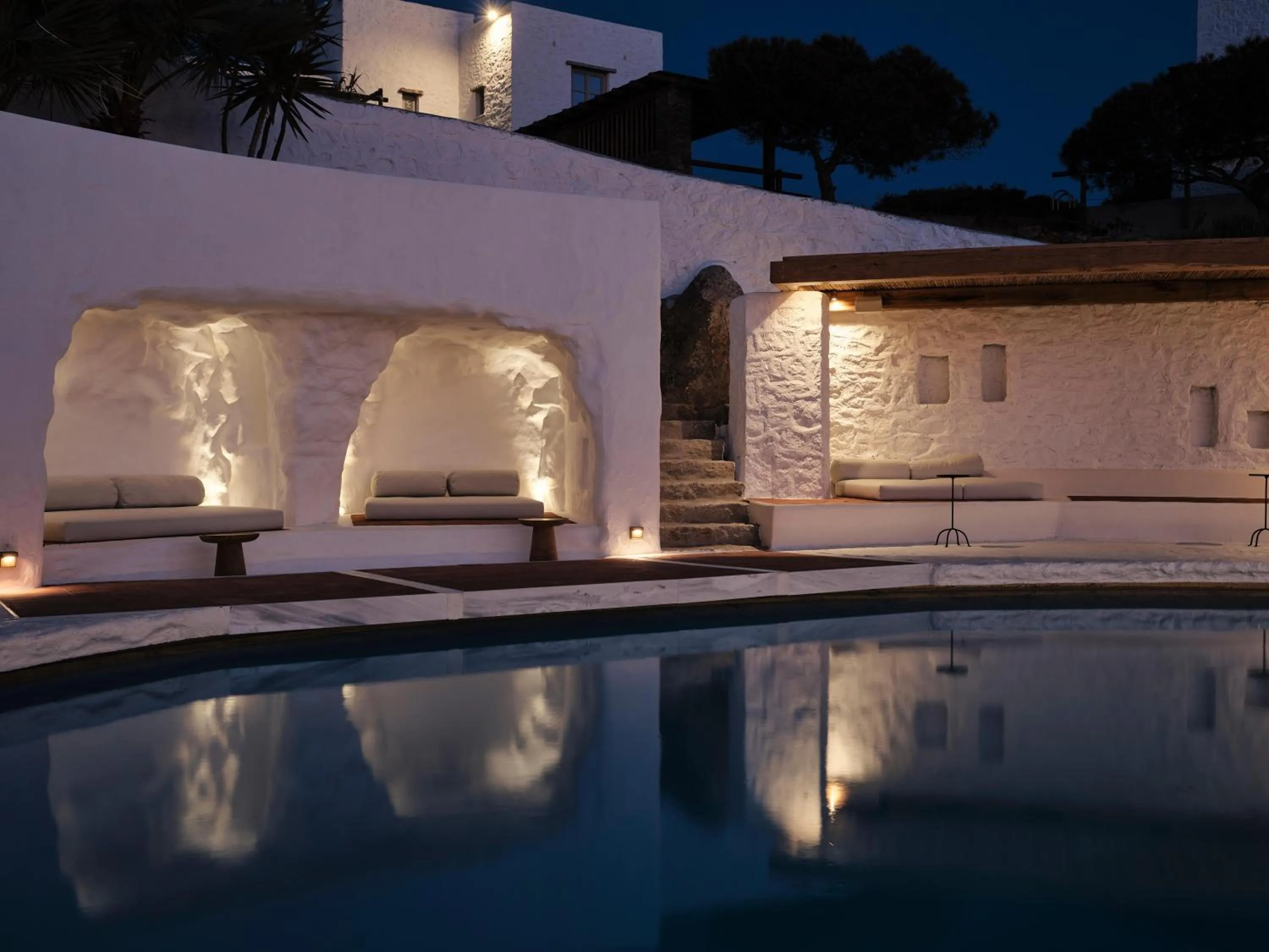 Swimming pool in Boheme Mykonos Town - Small Luxury Hotels of the World