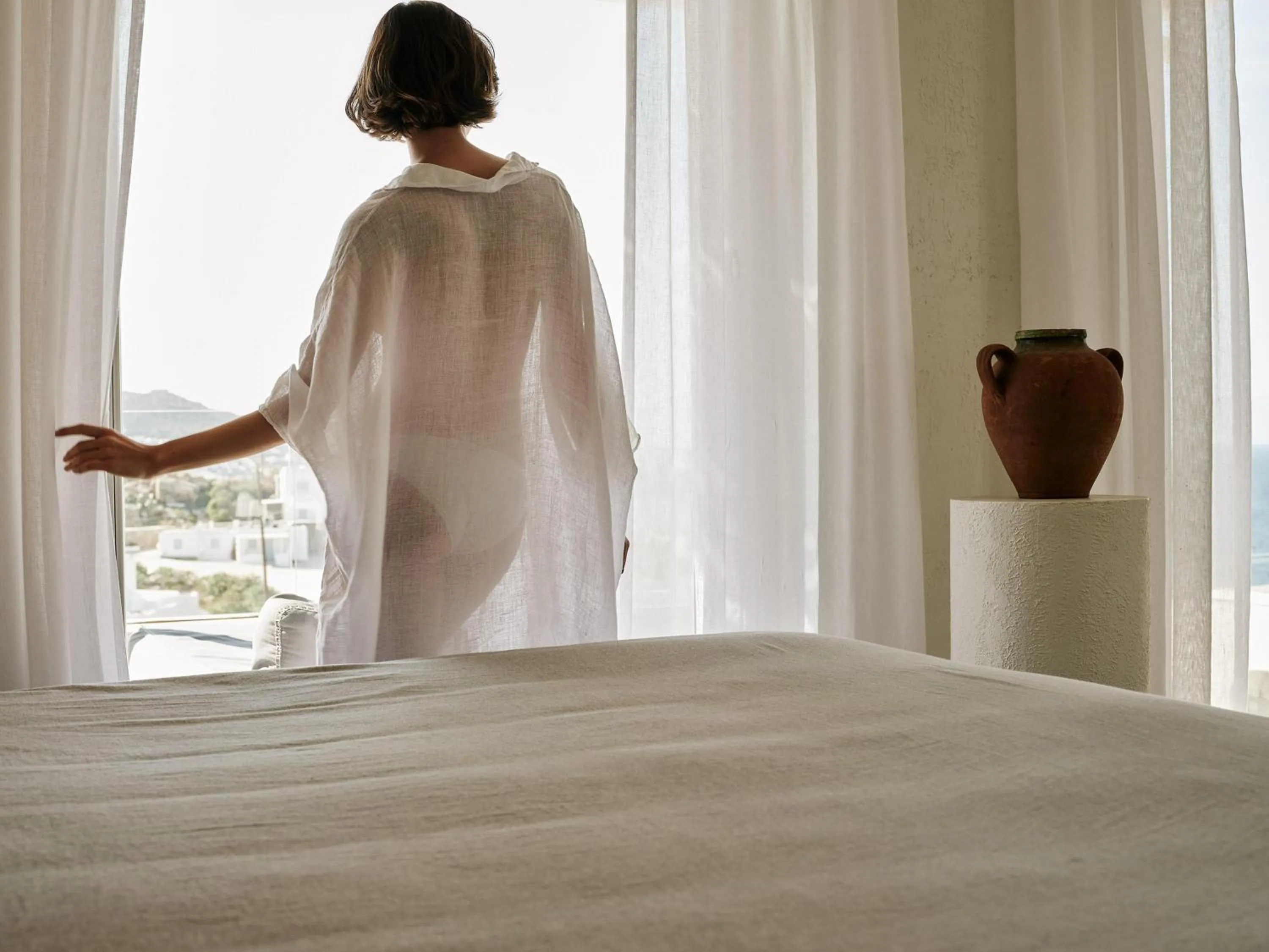 Photo of the whole room, Bed in Boheme Mykonos Town - Small Luxury Hotels of the World