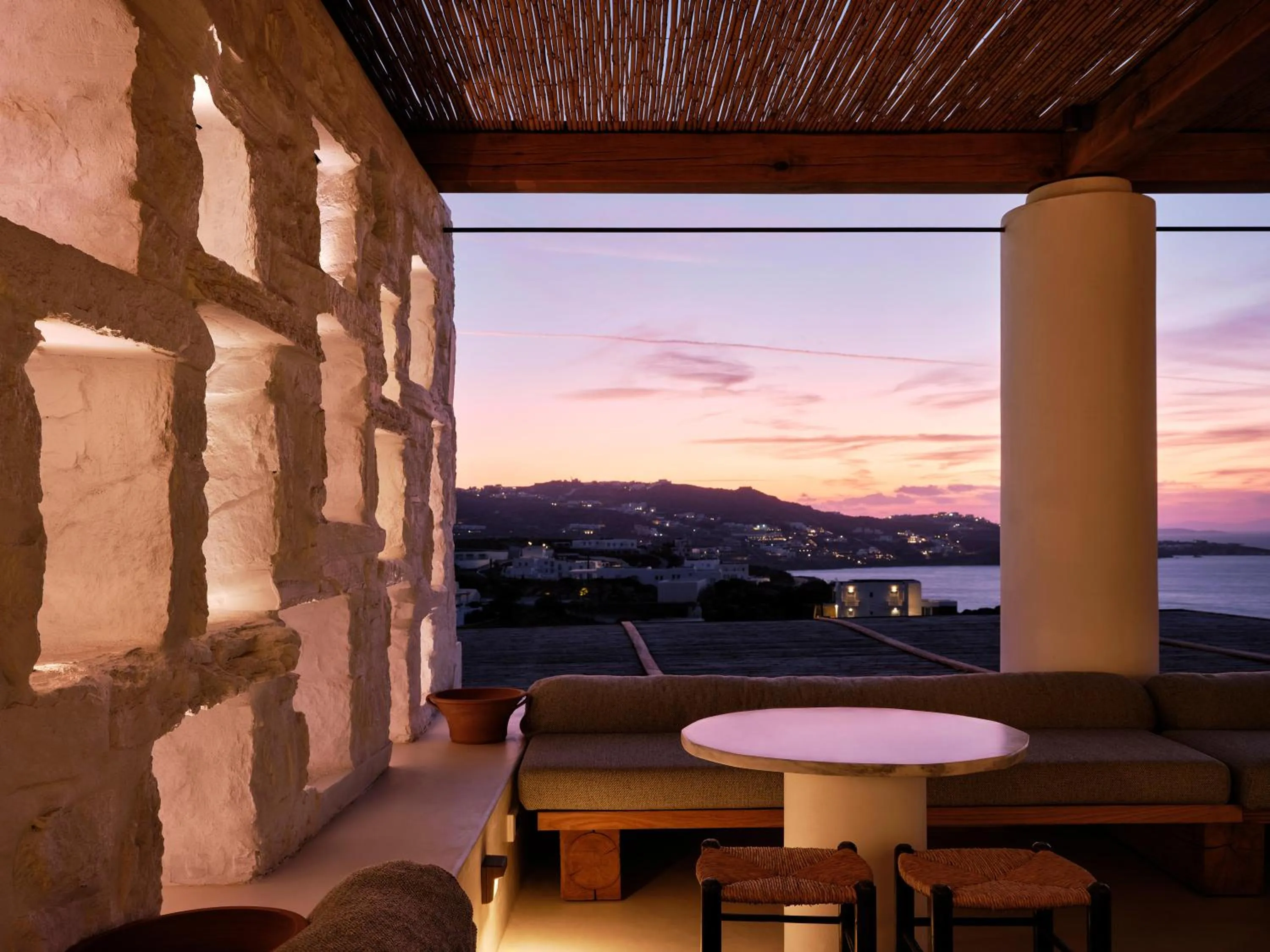 Balcony/Terrace in Boheme Mykonos Town - Small Luxury Hotels of the World