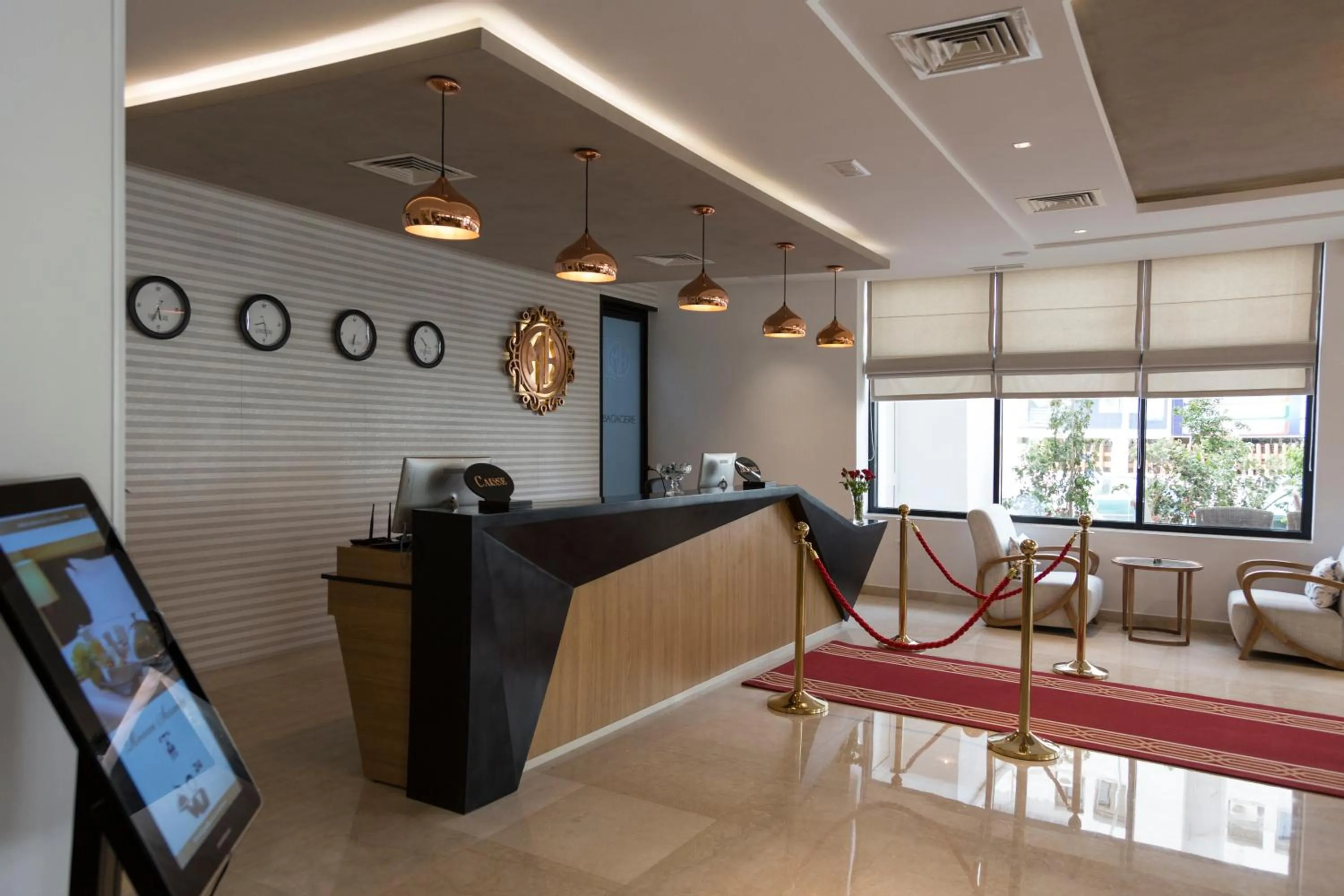 Lobby or reception in Marigold Hotel