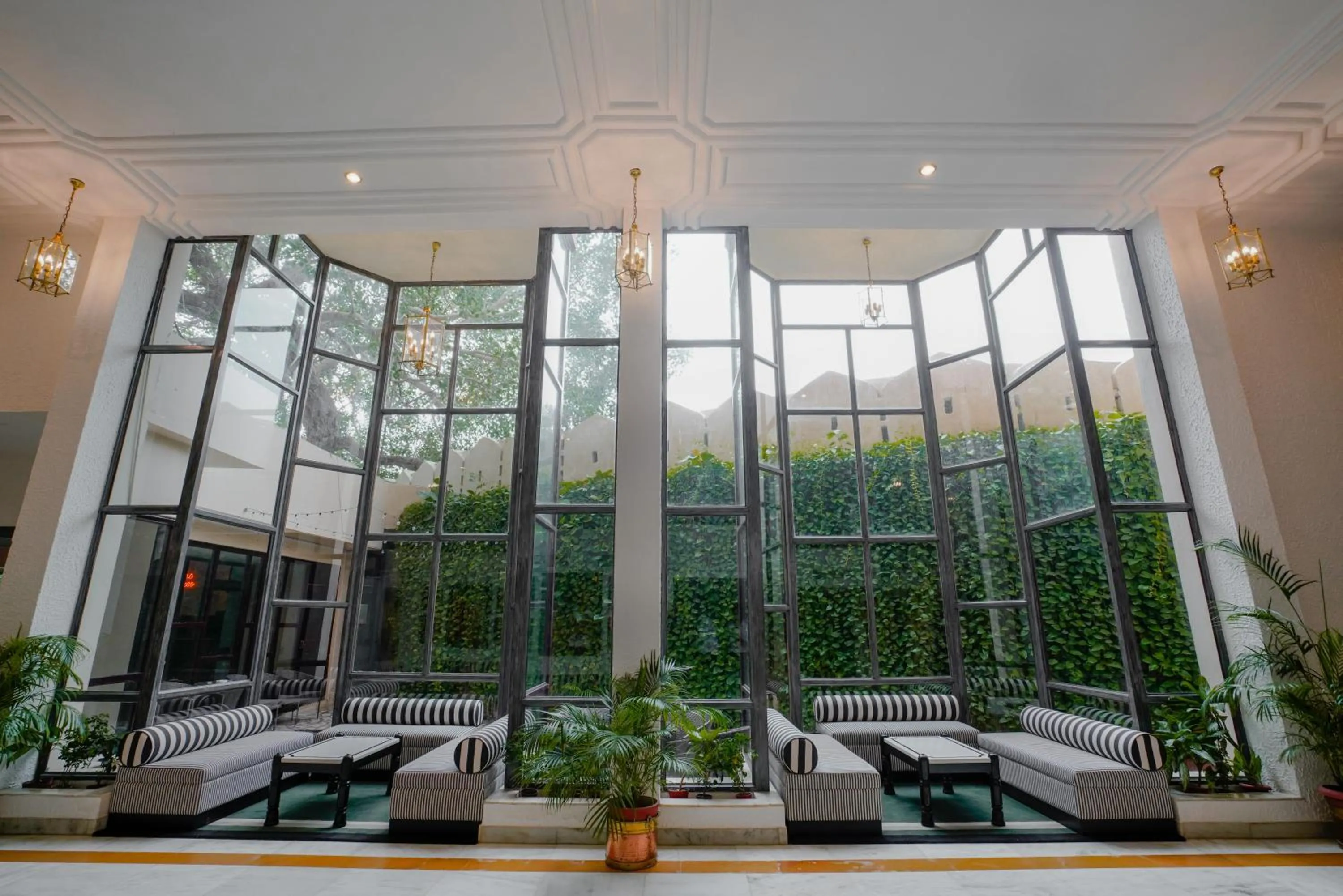 Seating area in Rajdarshan - A Lake View Hotel in Udaipur