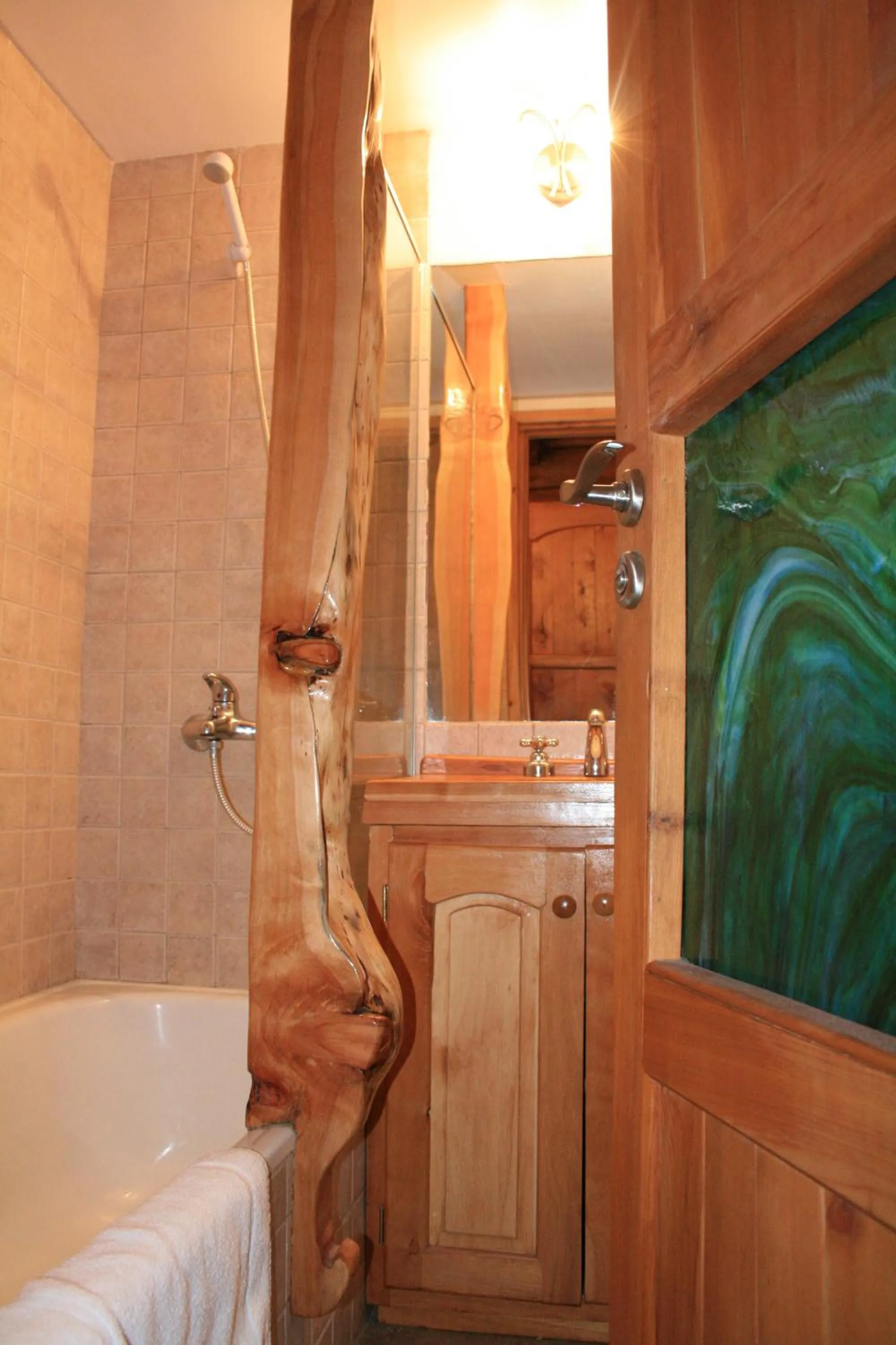 Bathroom in Hosteria Sudbruck