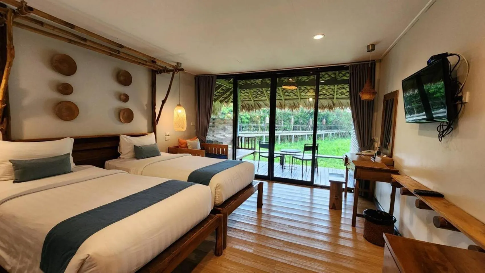 Bed in Sripakpra Boutique Resort Phatthalung