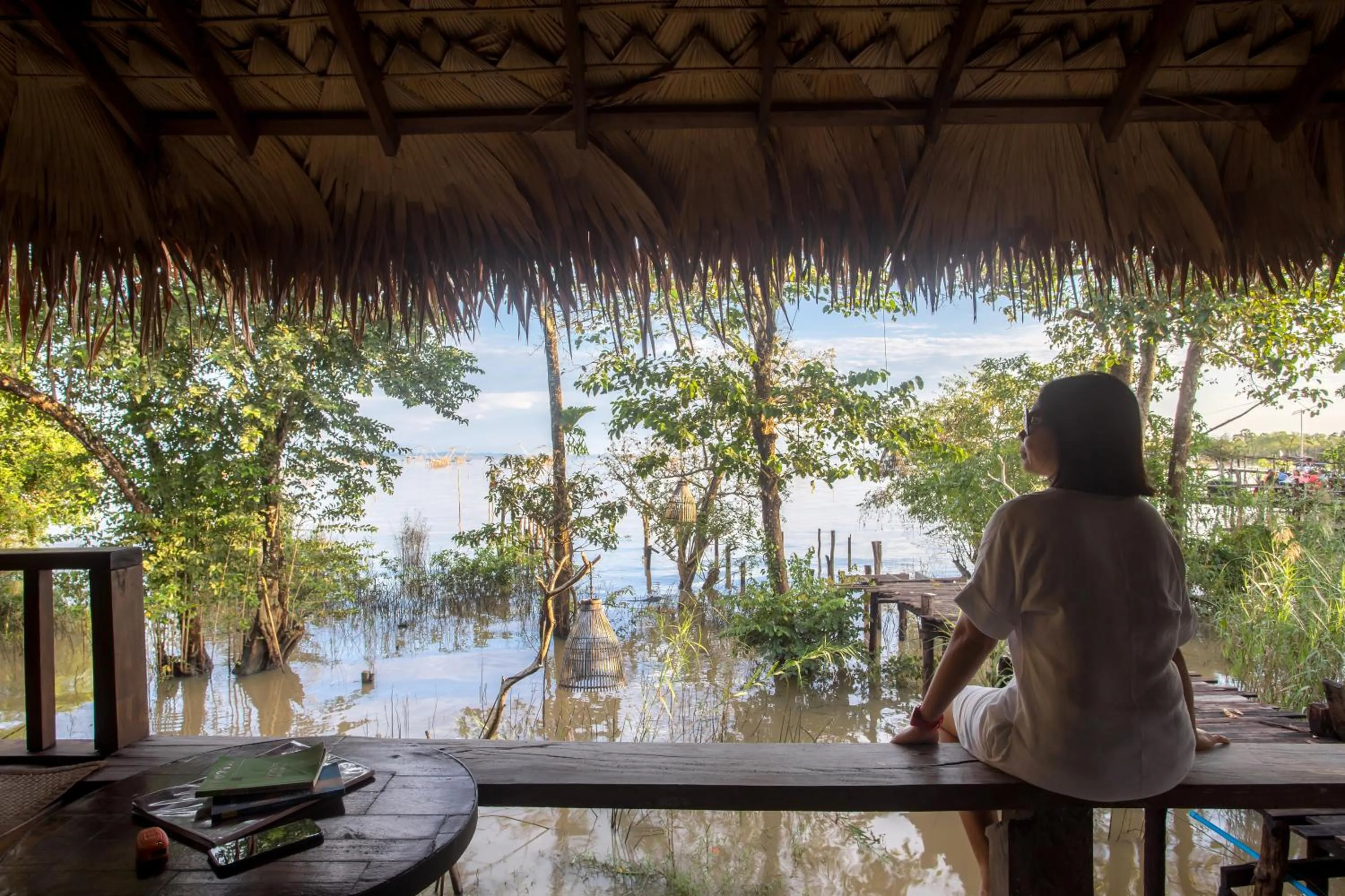 Lake view in Sripakpra Boutique Resort Phatthalung