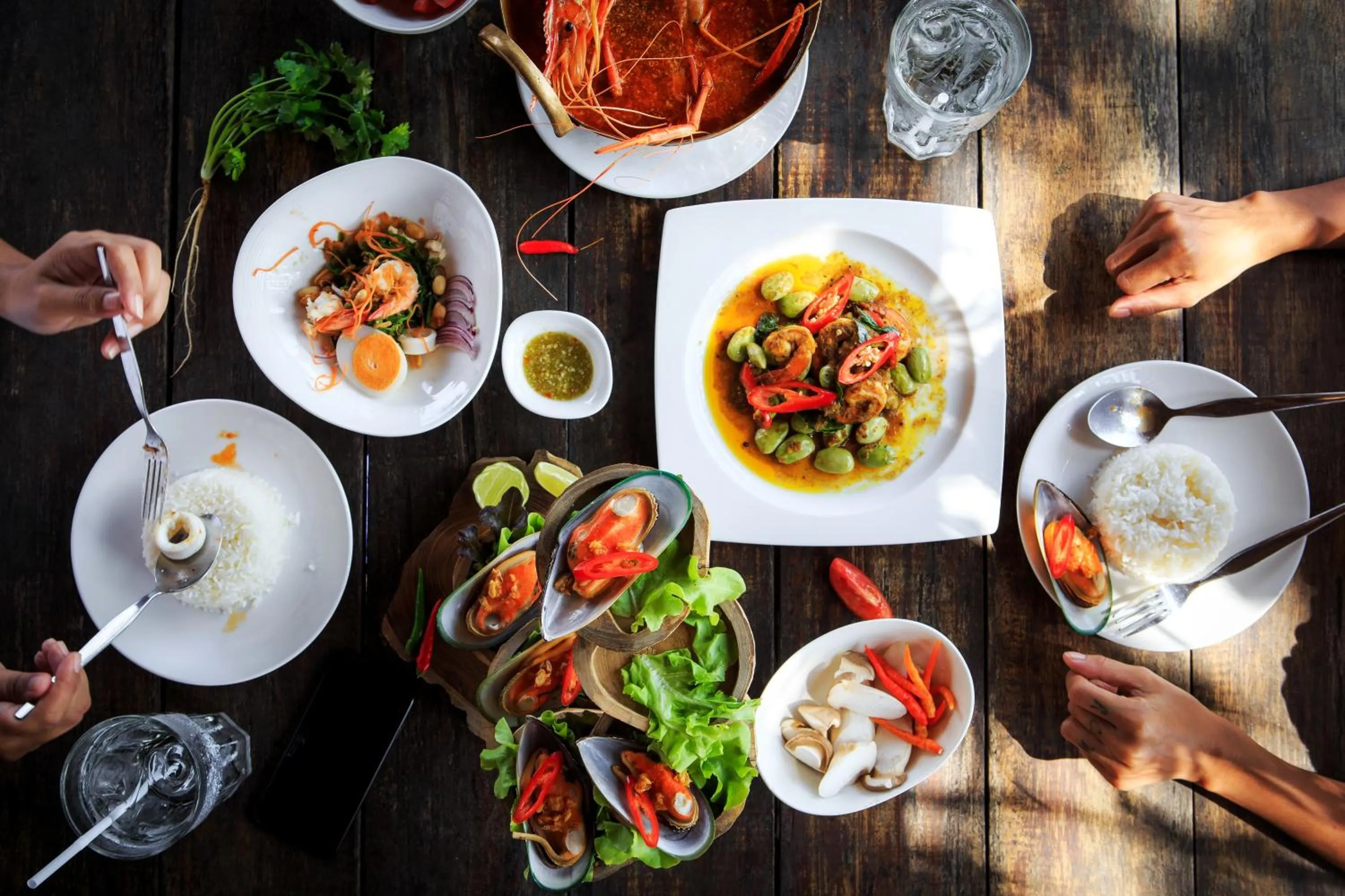 Lunch in Sripakpra Boutique Resort Phatthalung