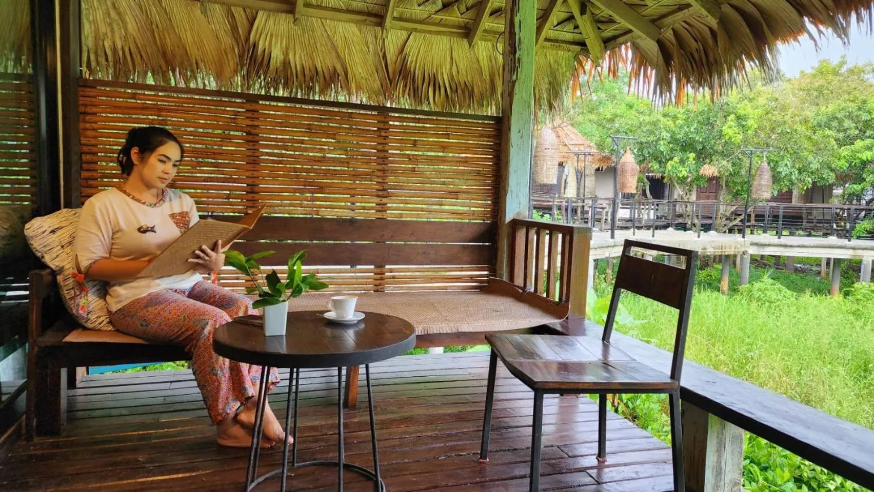 Balcony/Terrace in Sripakpra Boutique Resort Phatthalung