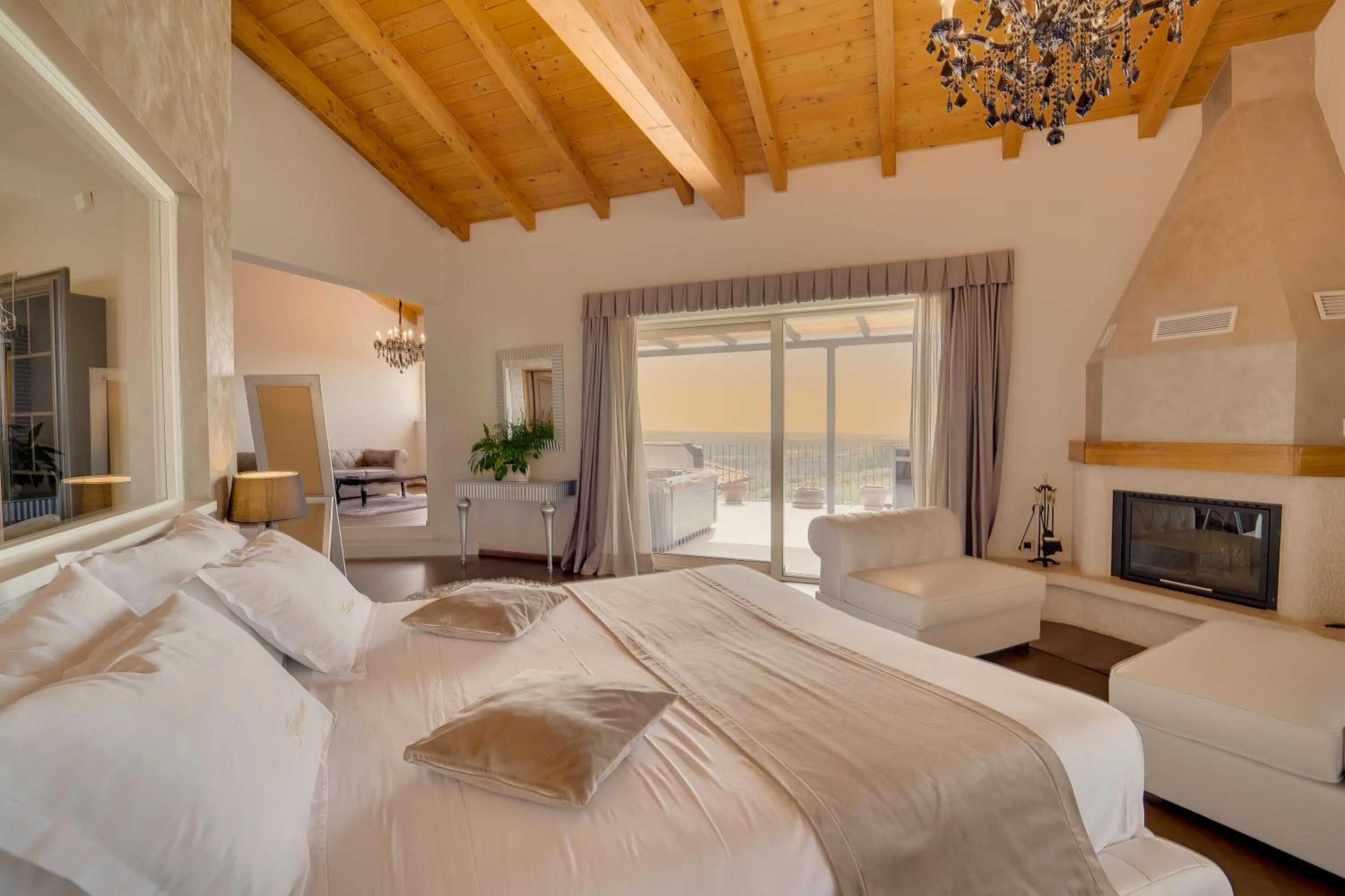 View (from property/room), Bed in Wine Residence Cattunar