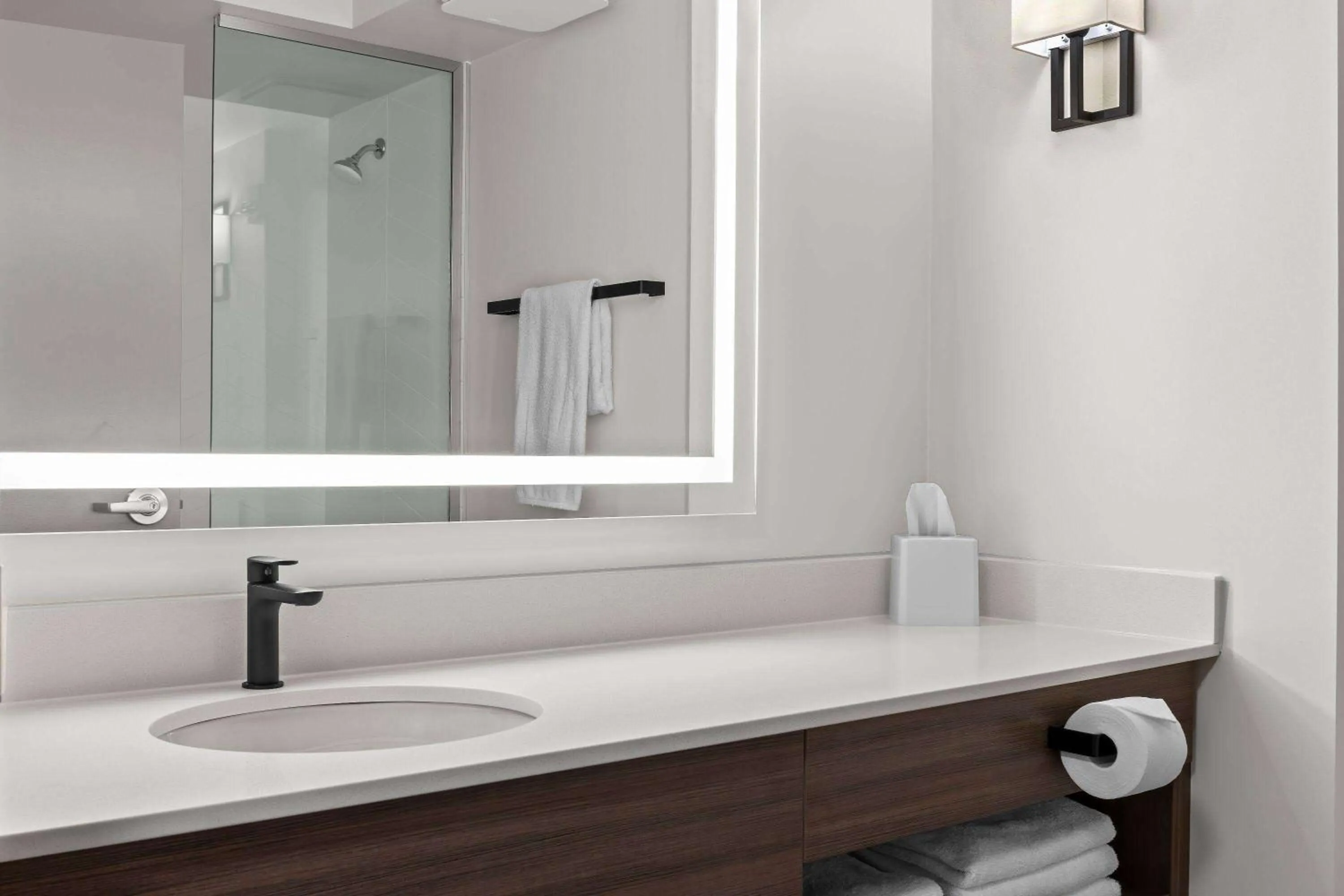 Bathroom in Days Inn by Wyndham Steinbach