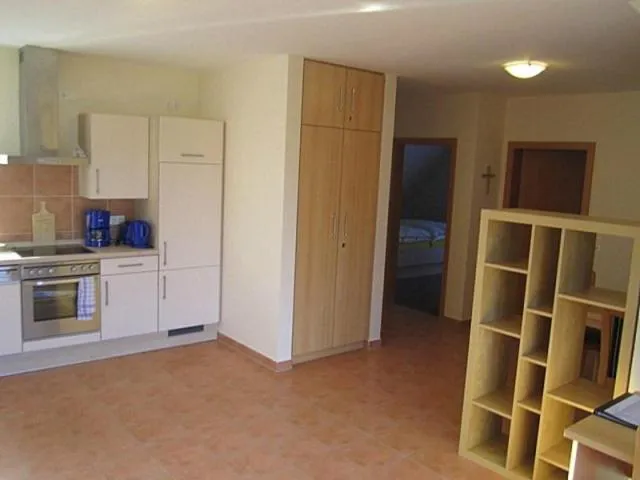 Kitchen or kitchenette in Hotel Café Wahlde Restaurant