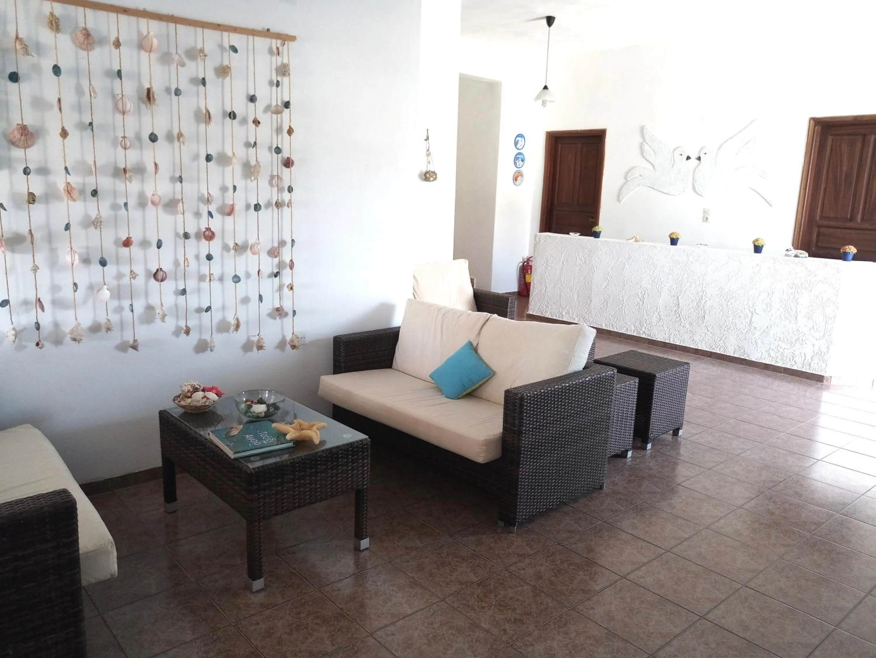 Living room in Drouga's Studios & Suites Astypalaia Greece