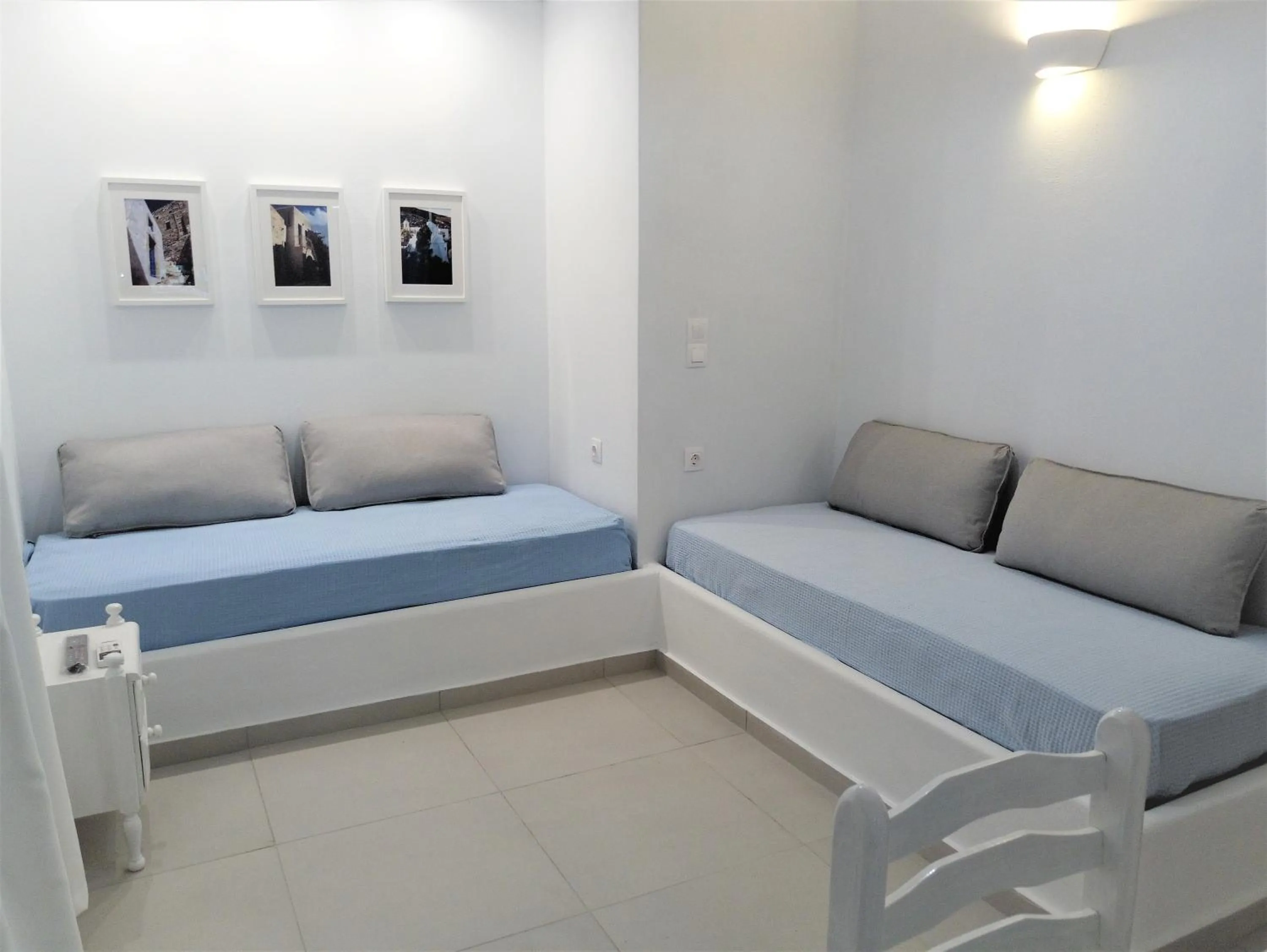 Bed in Drouga's Studios & Suites Astypalaia Greece