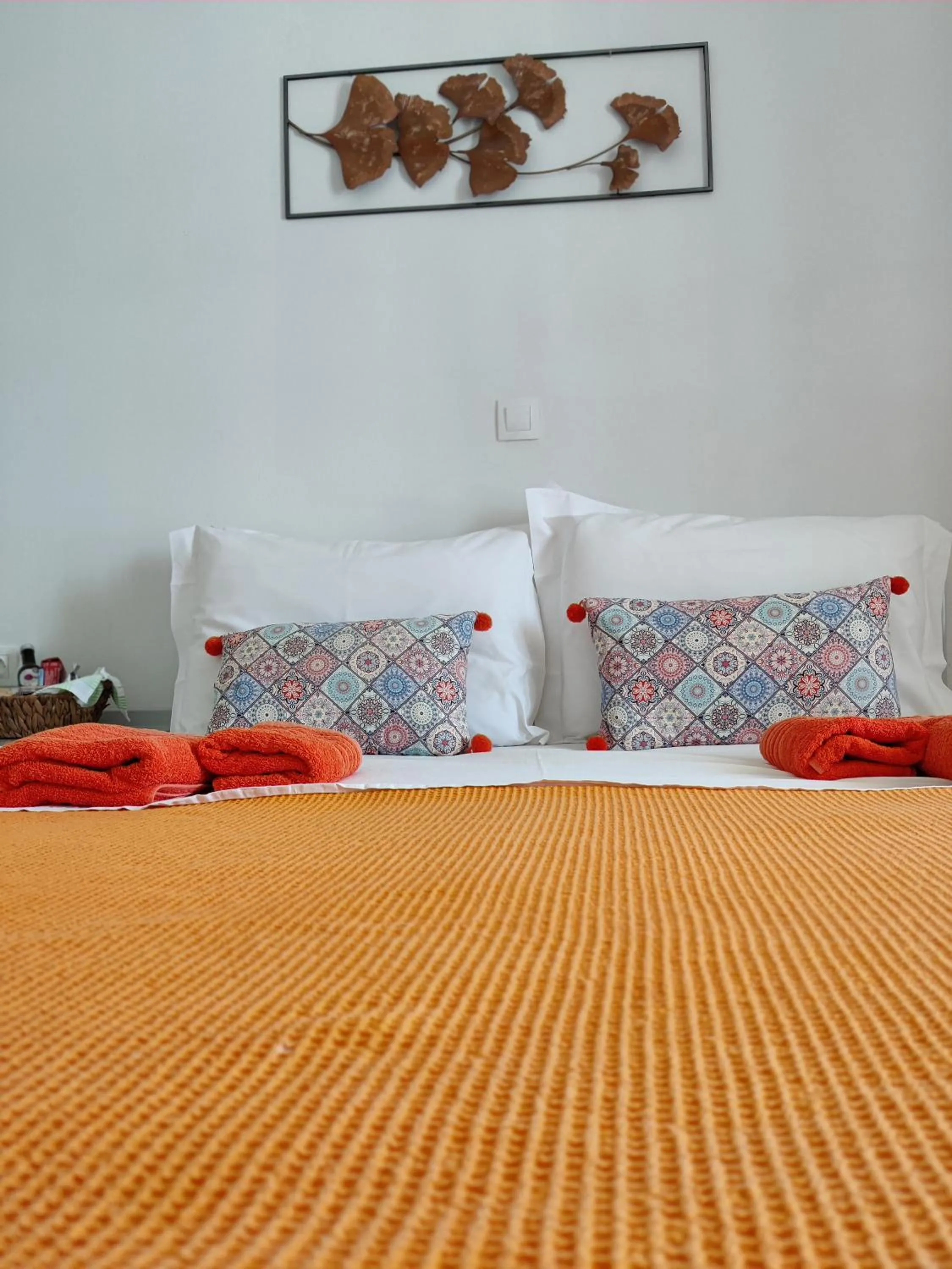 Bed in Drouga's Studios & Suites Astypalaia Greece