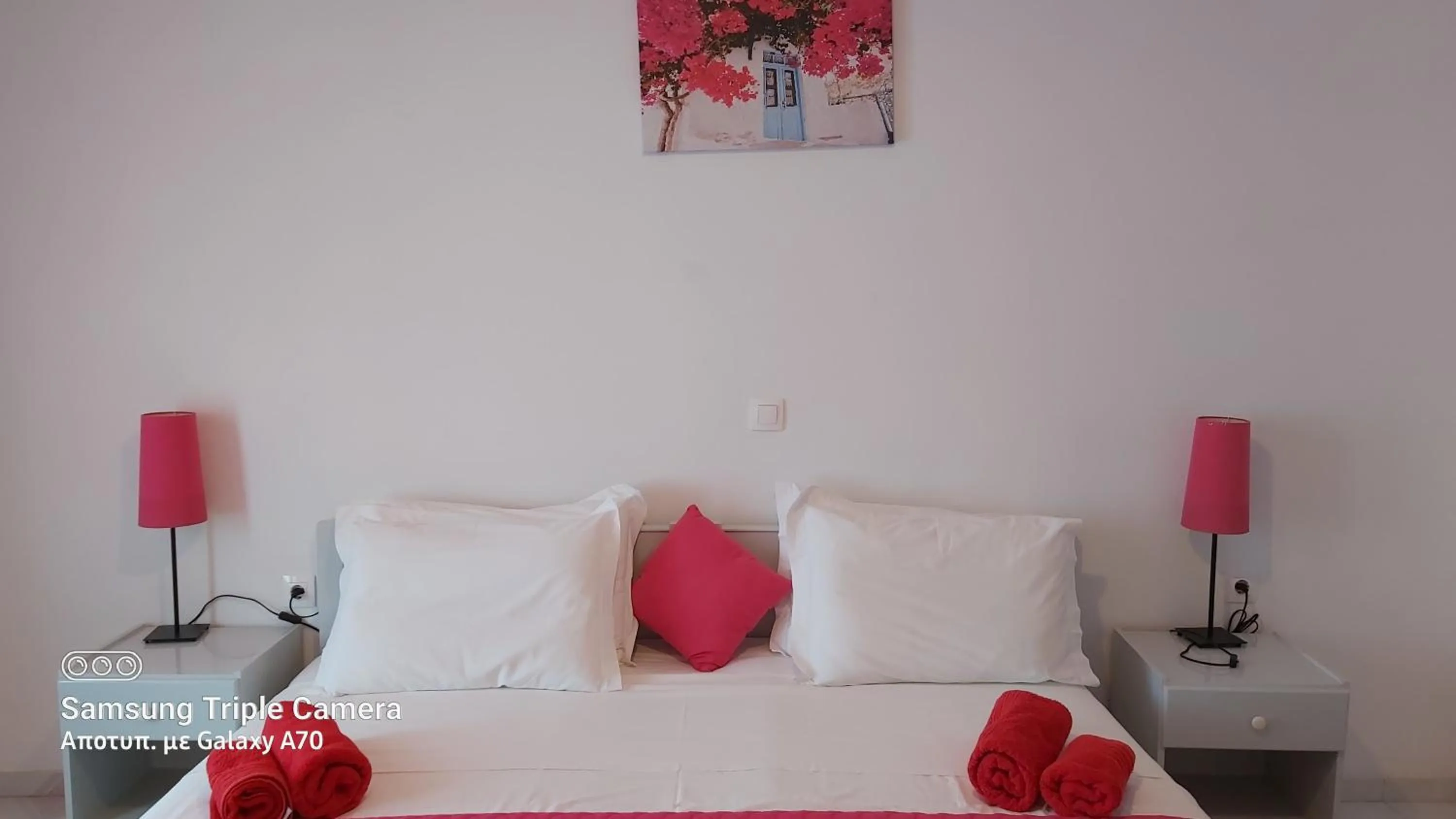 Bed in Drouga's Studios & Suites Astypalaia Greece