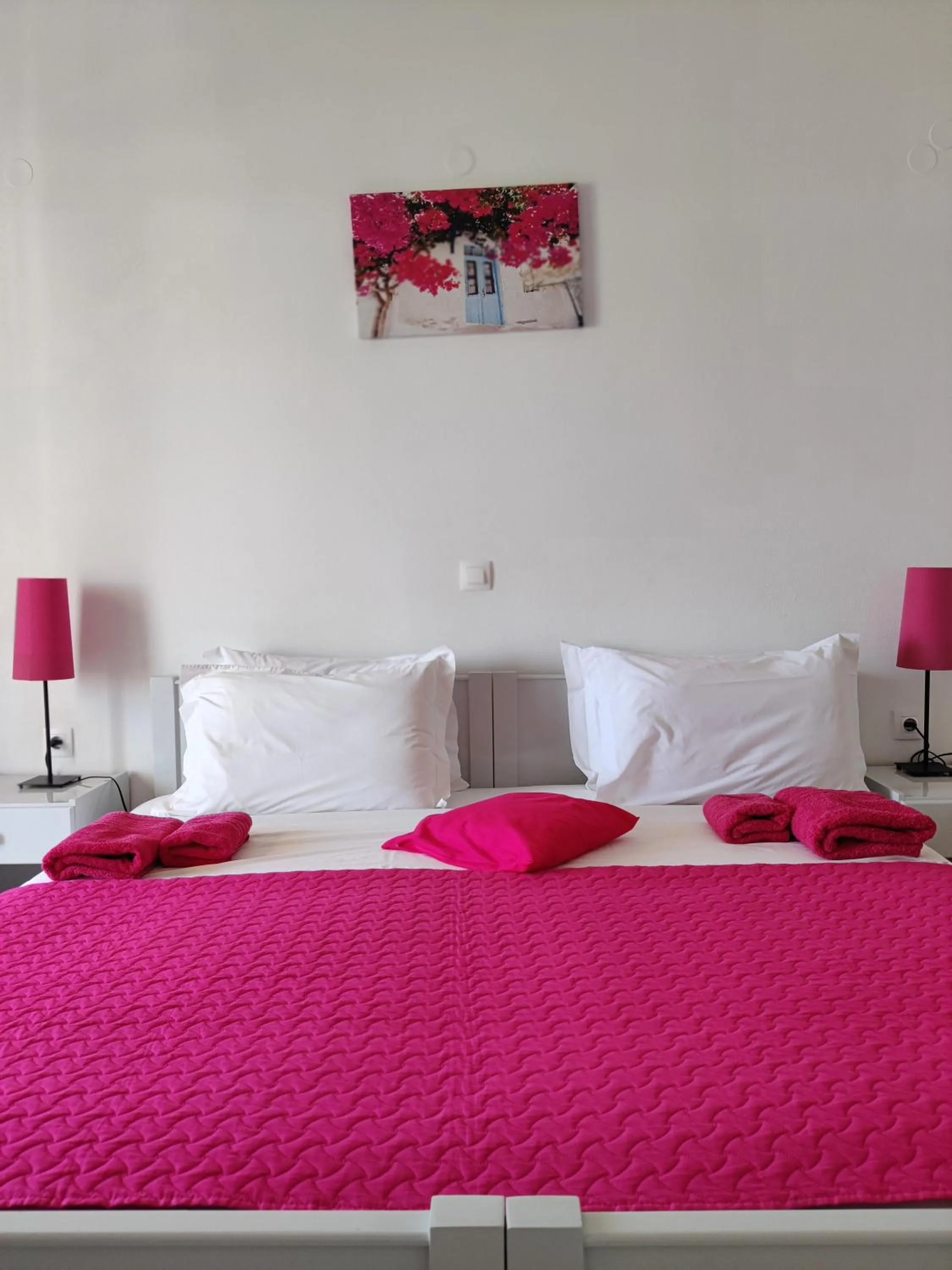 Bed in Drouga's Studios & Suites Astypalaia Greece