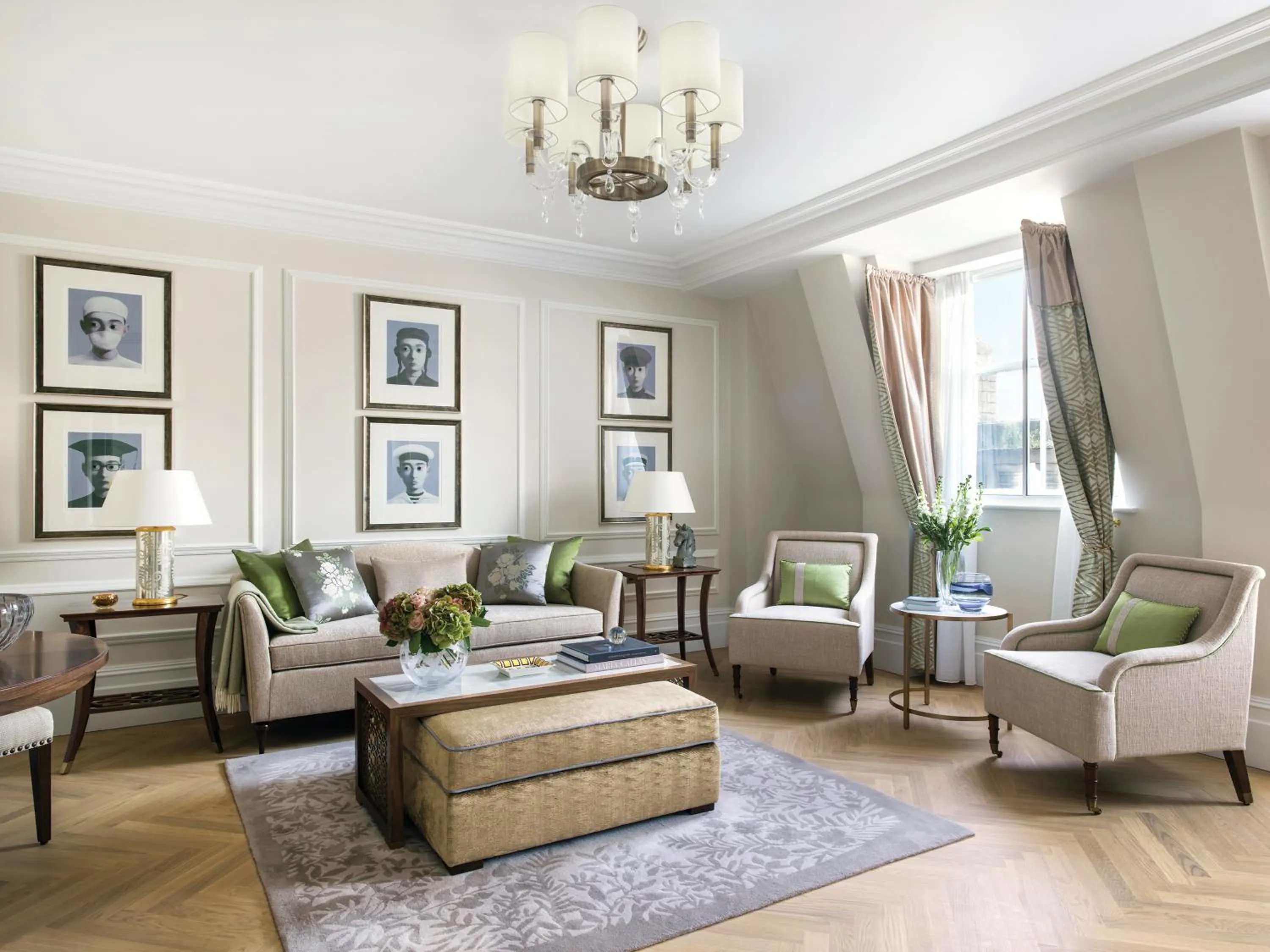 Living room in The Langham London