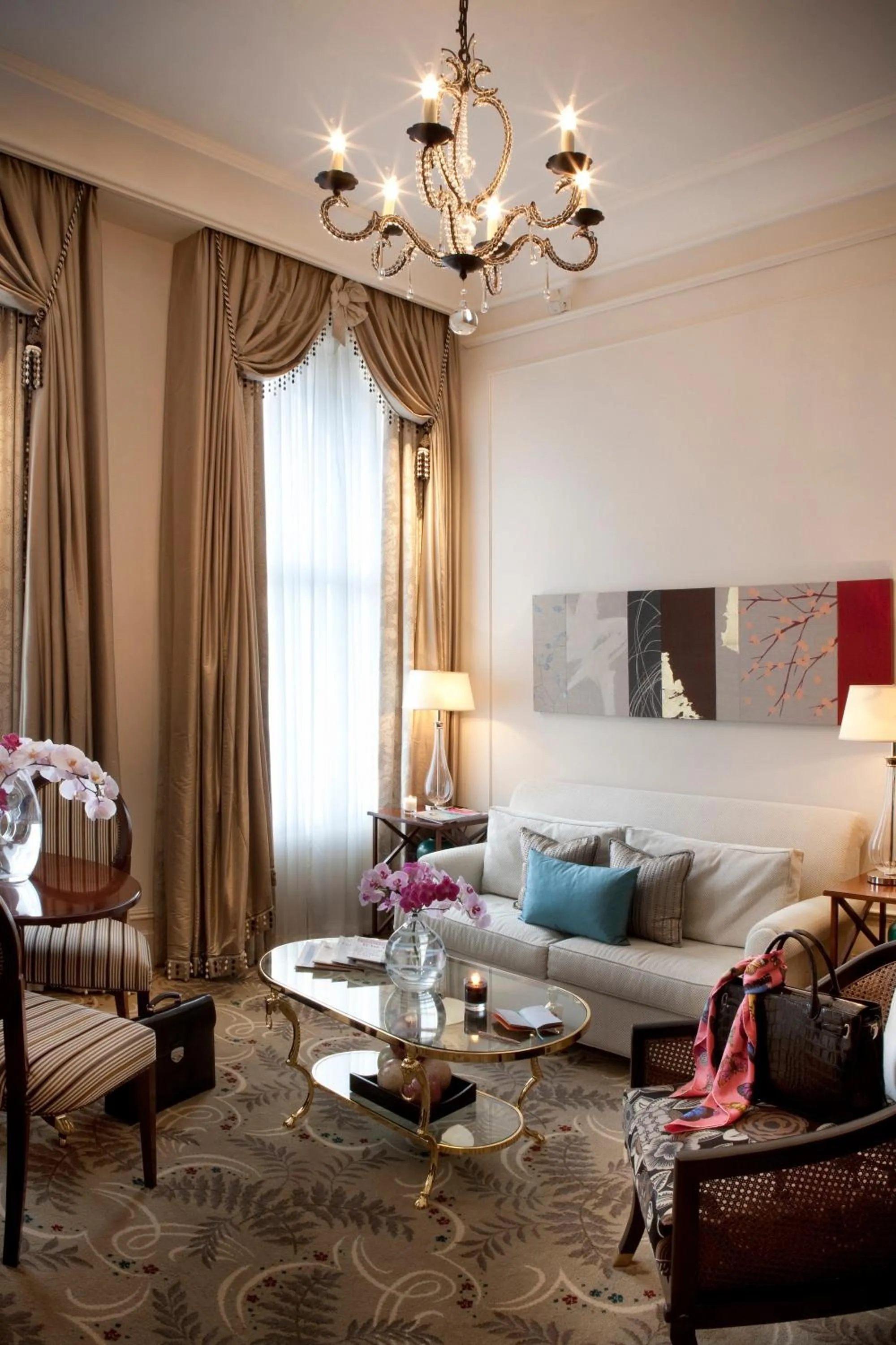 Seating area in The Langham London