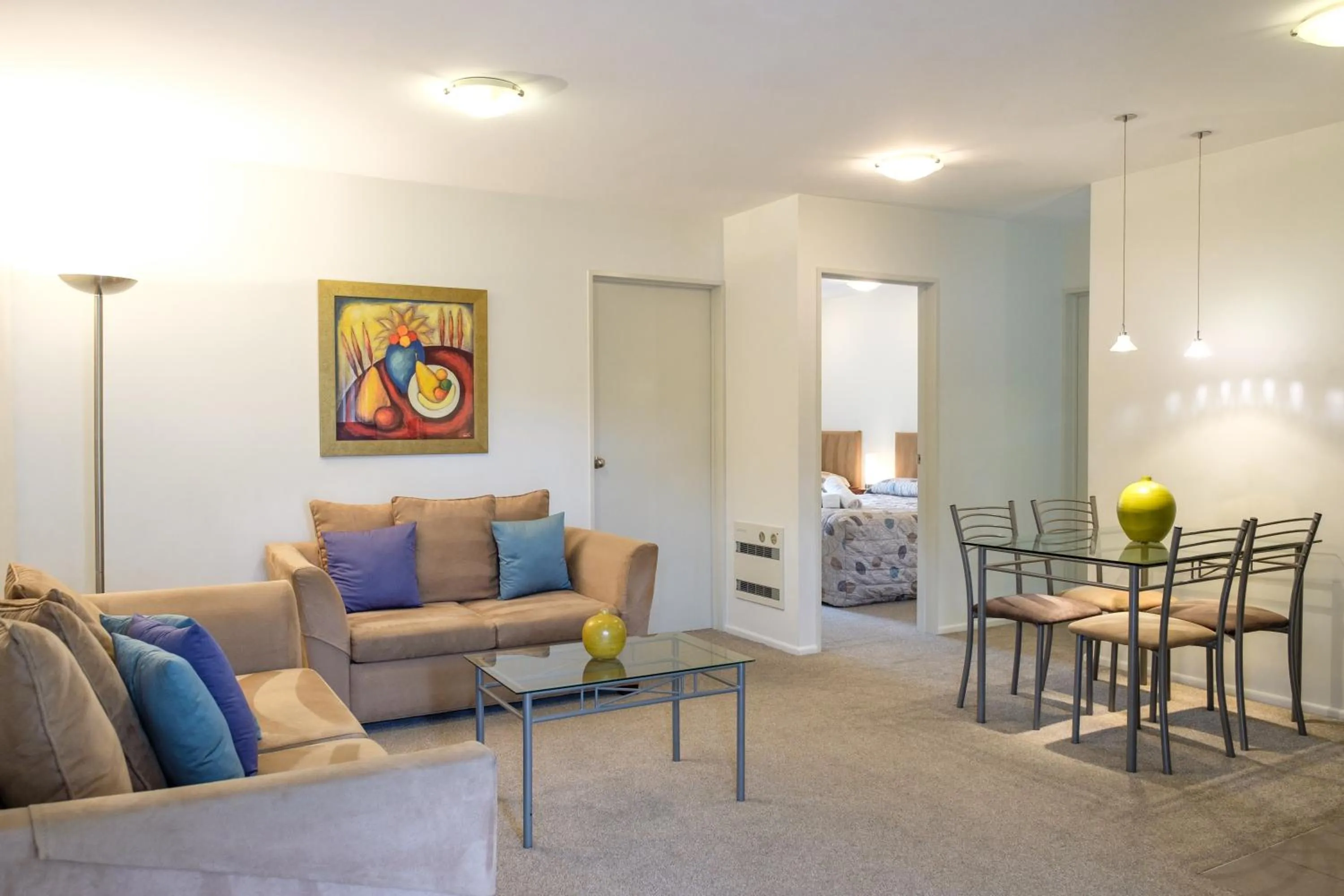 Living room in Tresori Motor Lodge