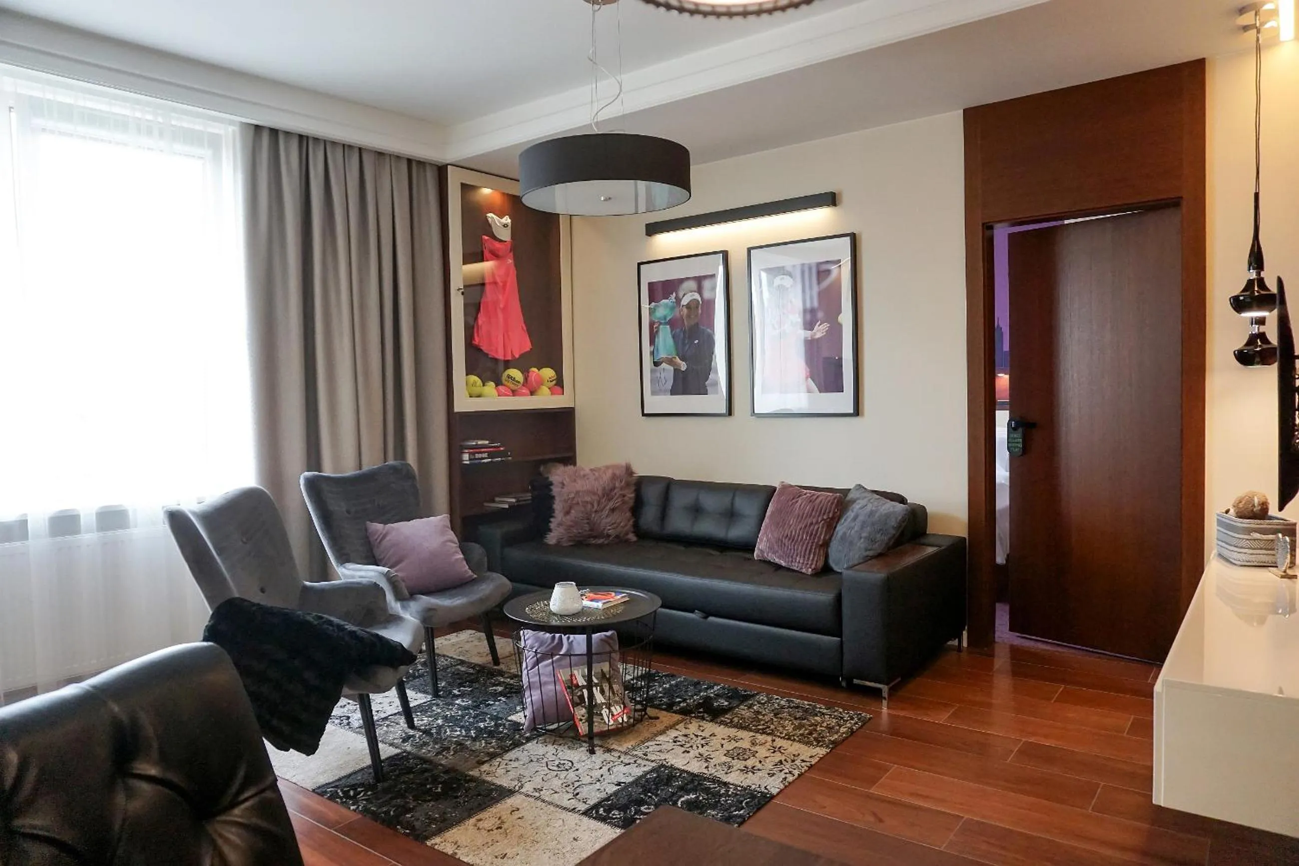 Living room in AGA Tenis Apartments by Radwańska