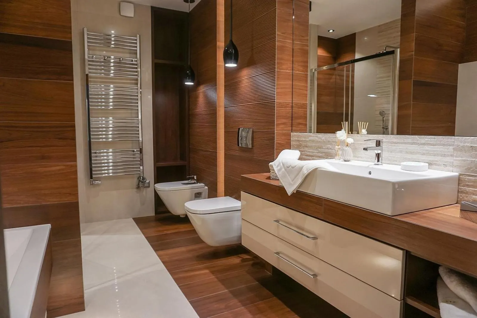 Bathroom in AGA Tenis Apartments by Radwańska