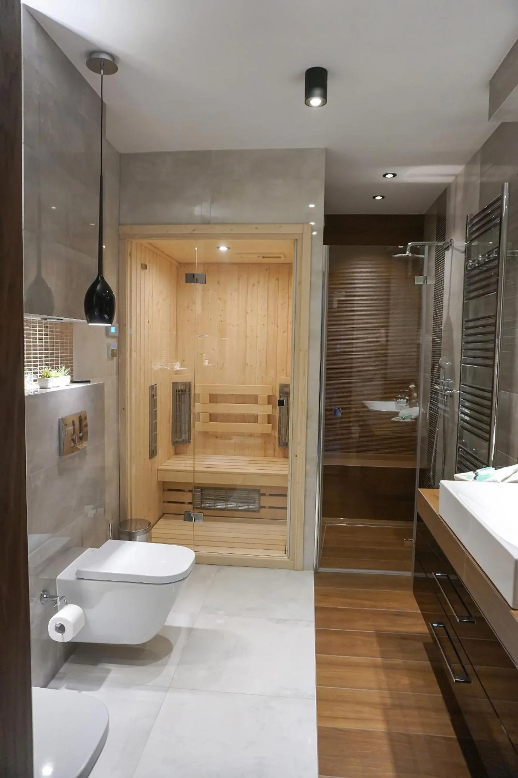 Bathroom in AGA Tenis Apartments by Radwańska