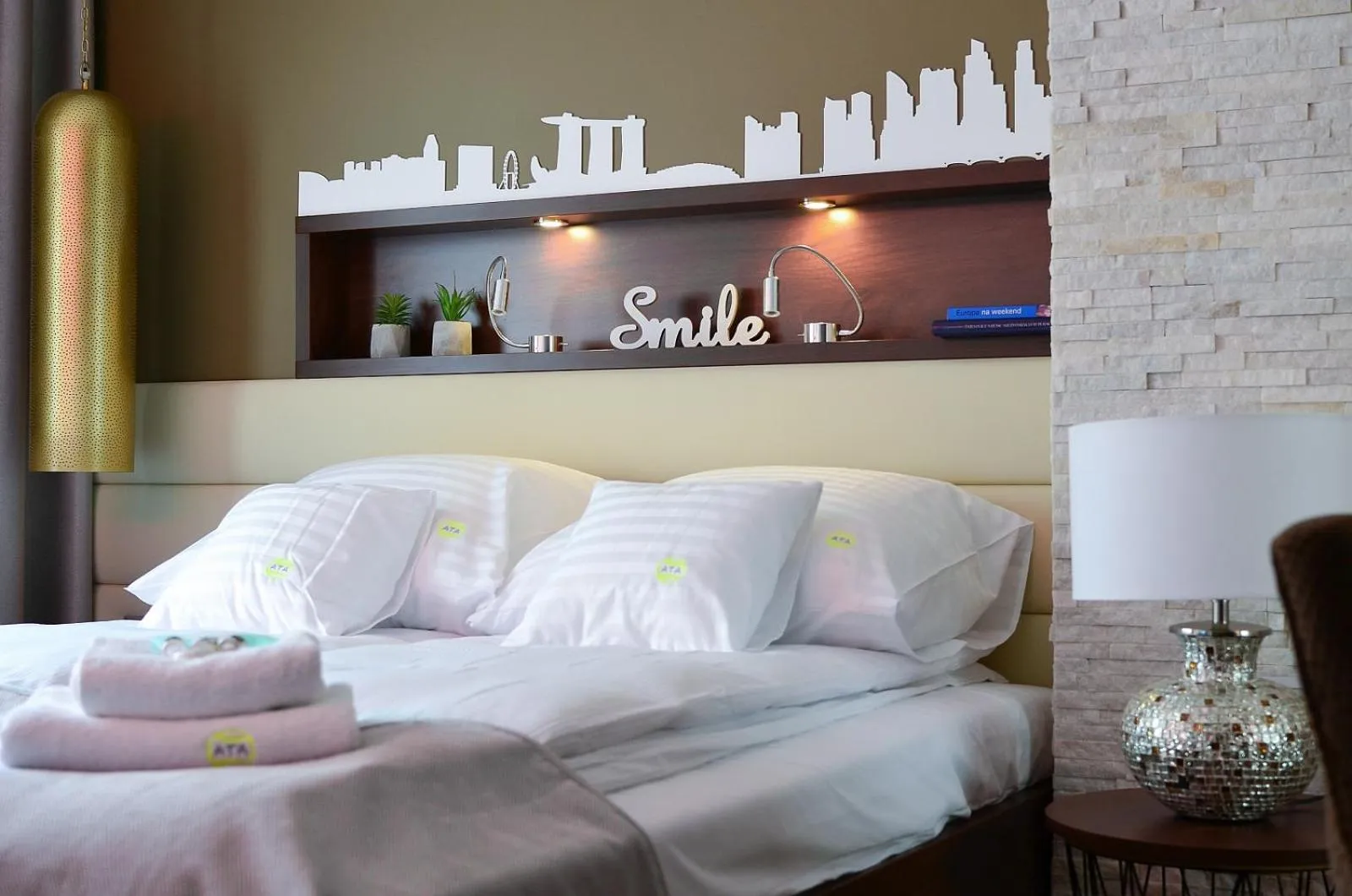 Bedroom, Bed in AGA Tenis Apartments by Radwańska