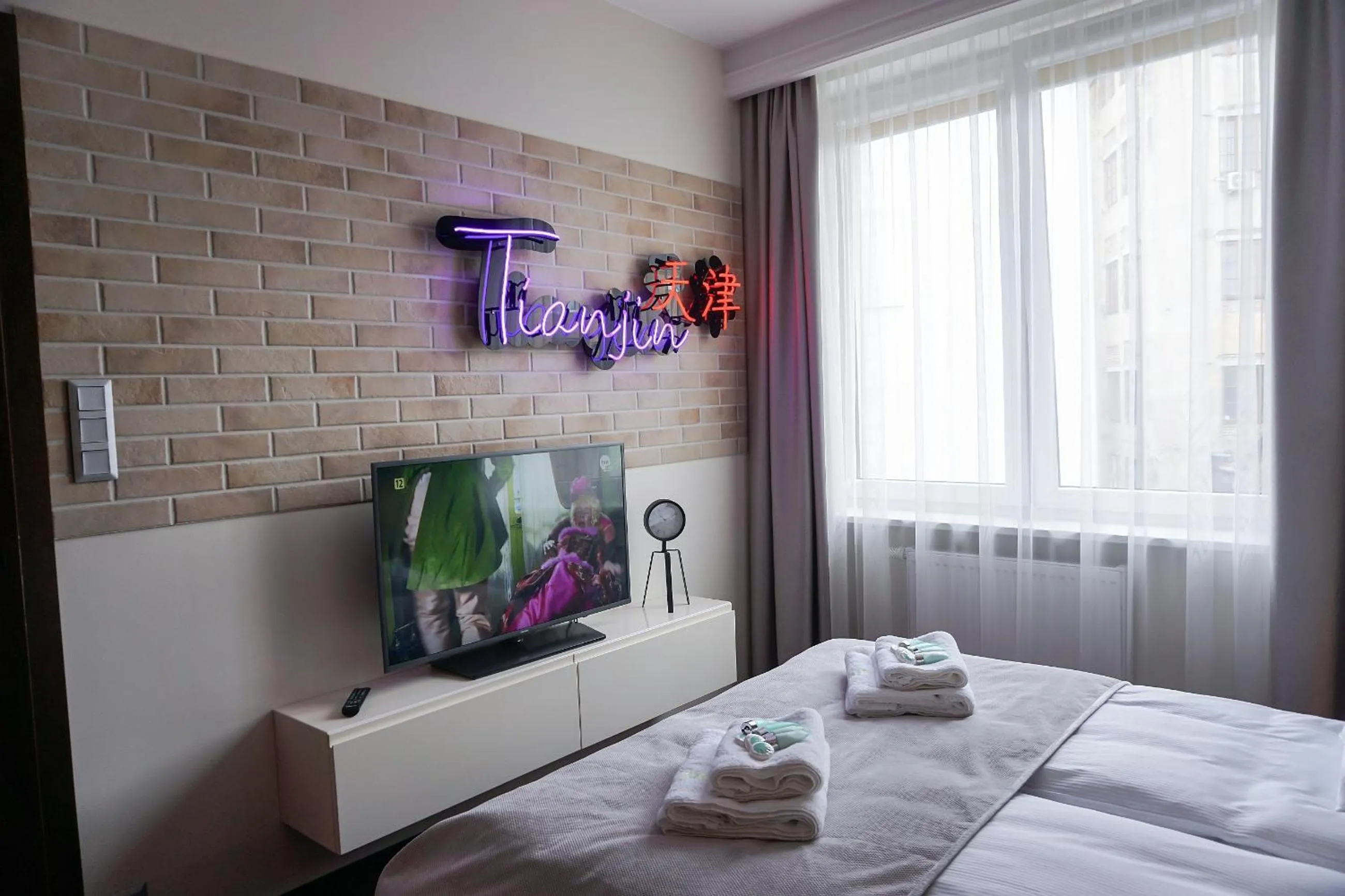 Bedroom, Bed in AGA Tenis Apartments by Radwańska