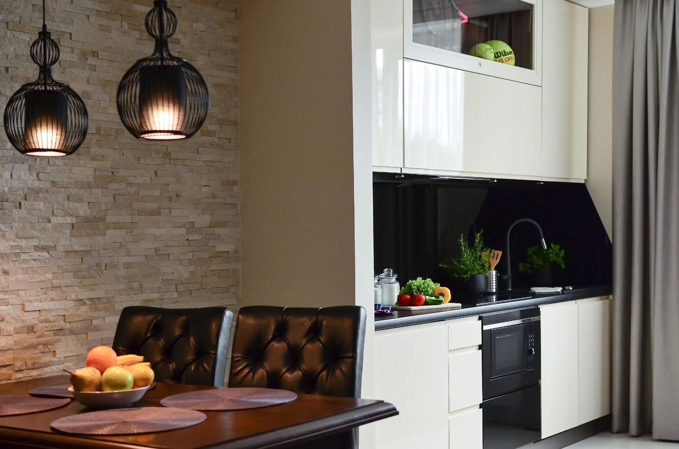 Kitchen or kitchenette in AGA Tenis Apartments by Radwańska