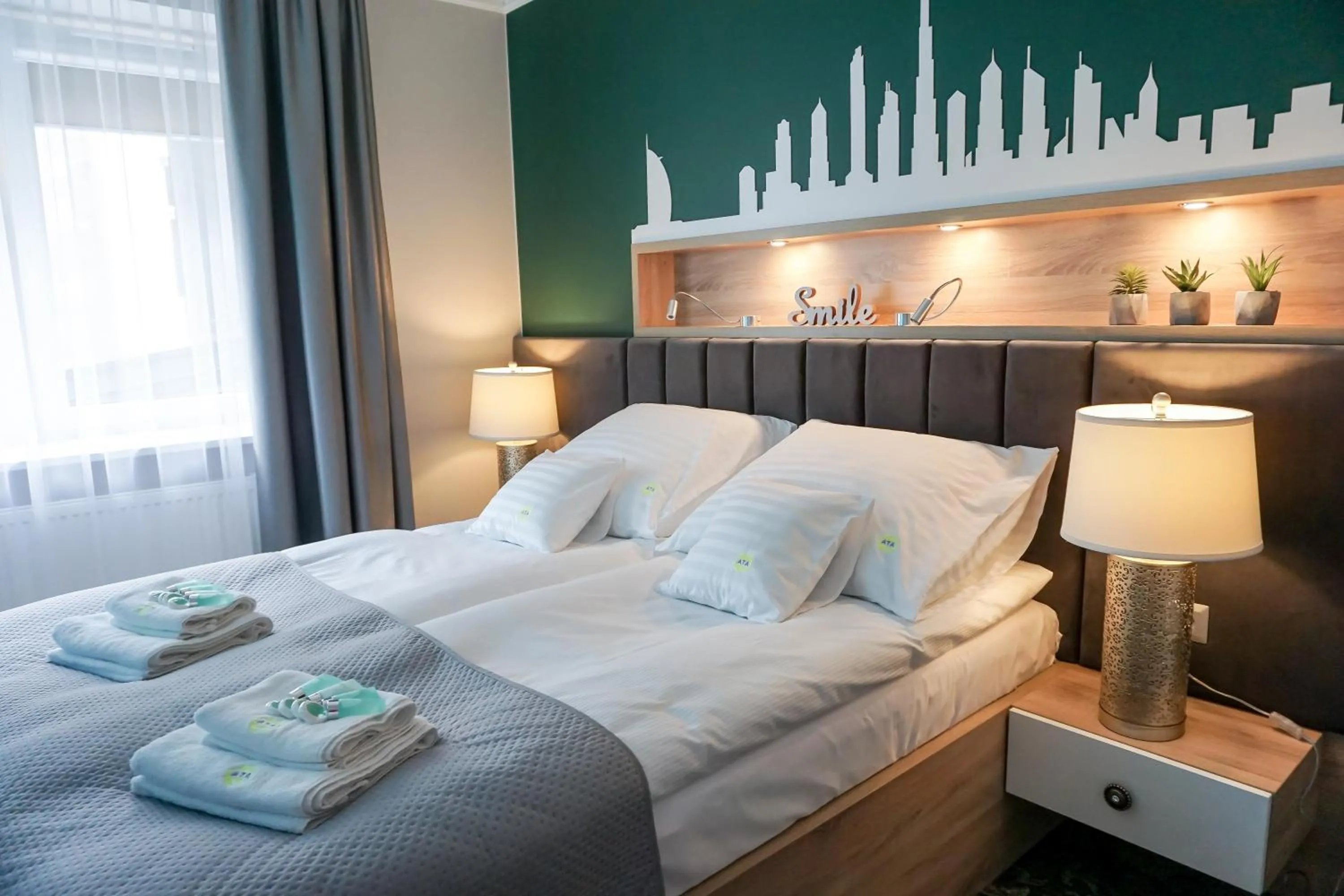 Bedroom, Bed in AGA Tenis Apartments by Radwańska