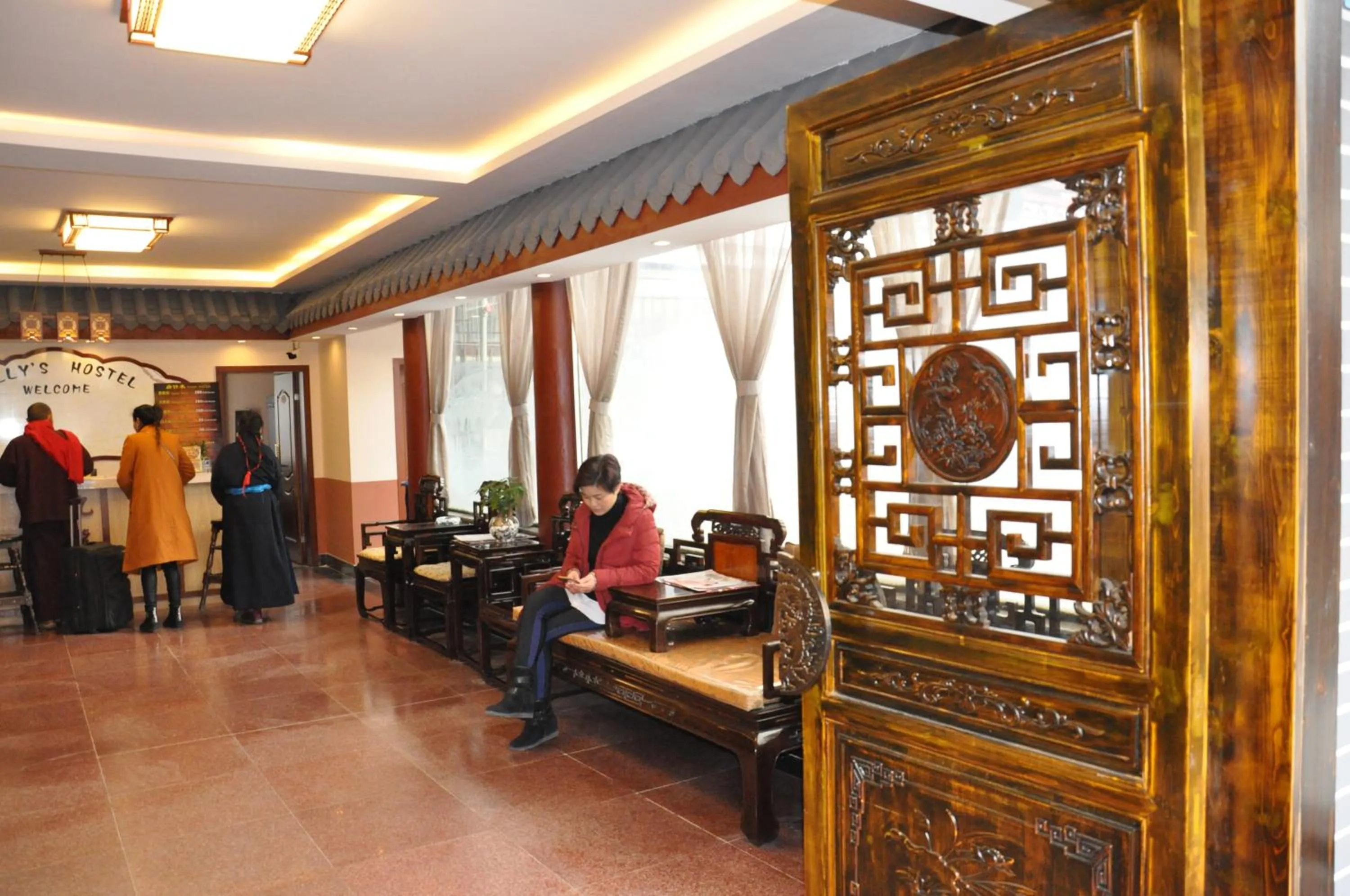 Decorative detail in Holly's Hostel