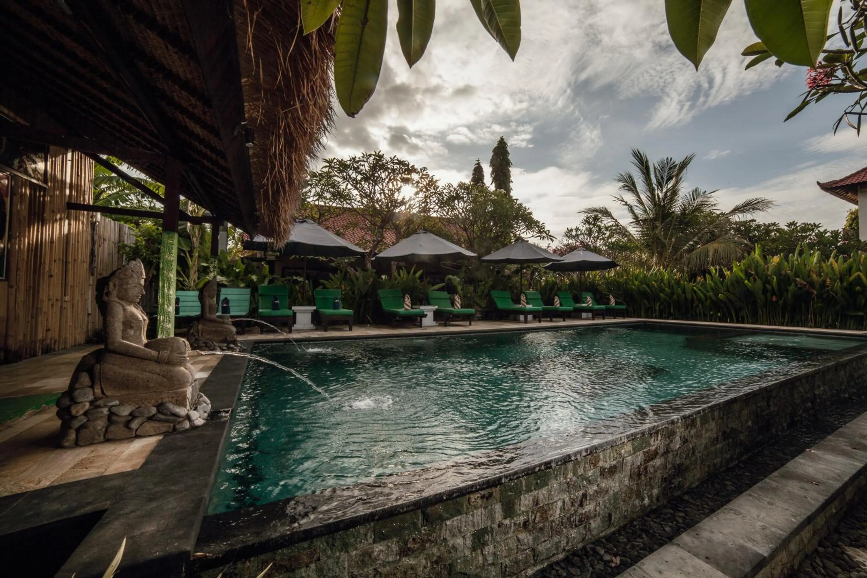 Swimming pool in Mans Cottages & Spa
