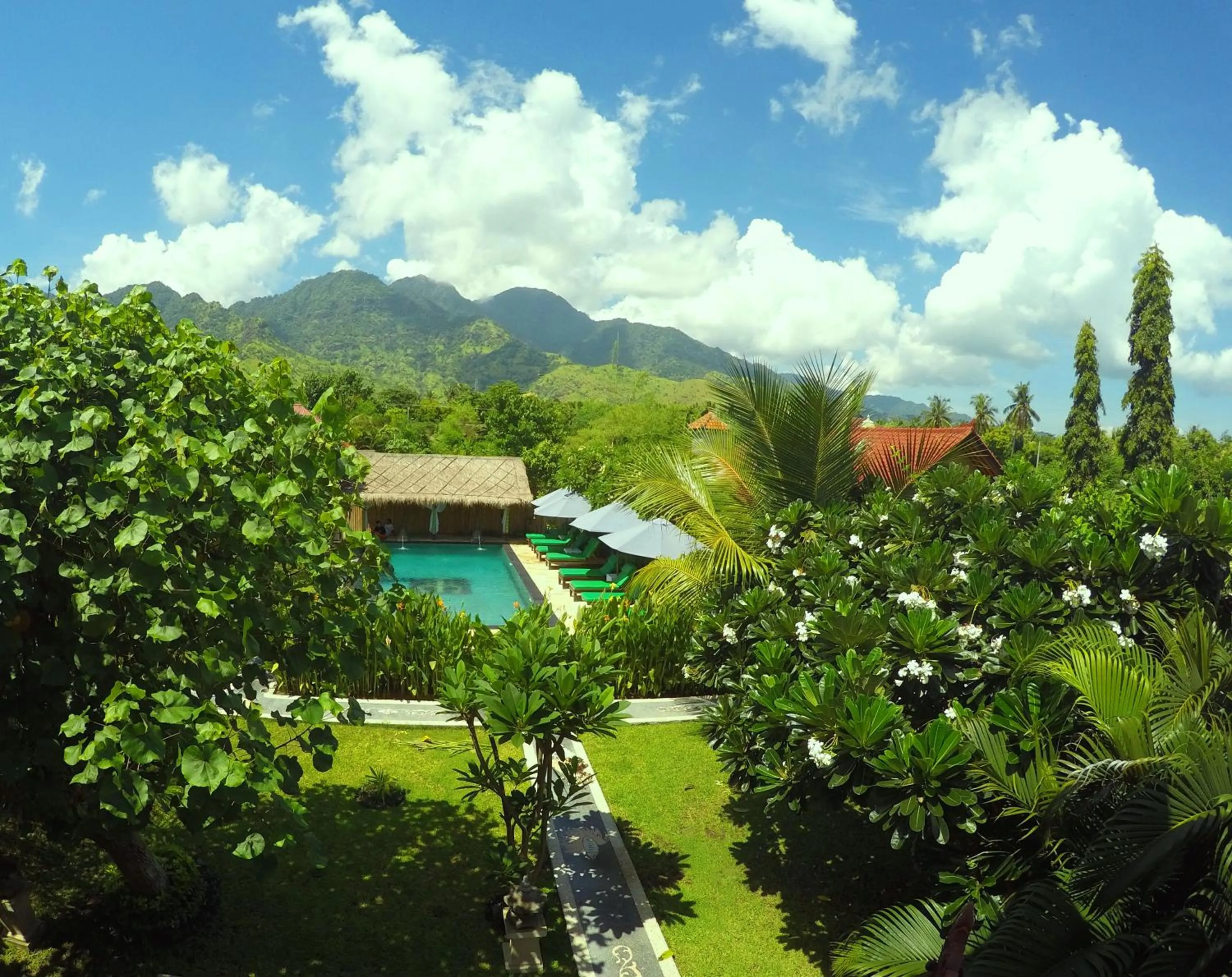Pool view in Mans Cottages & Spa