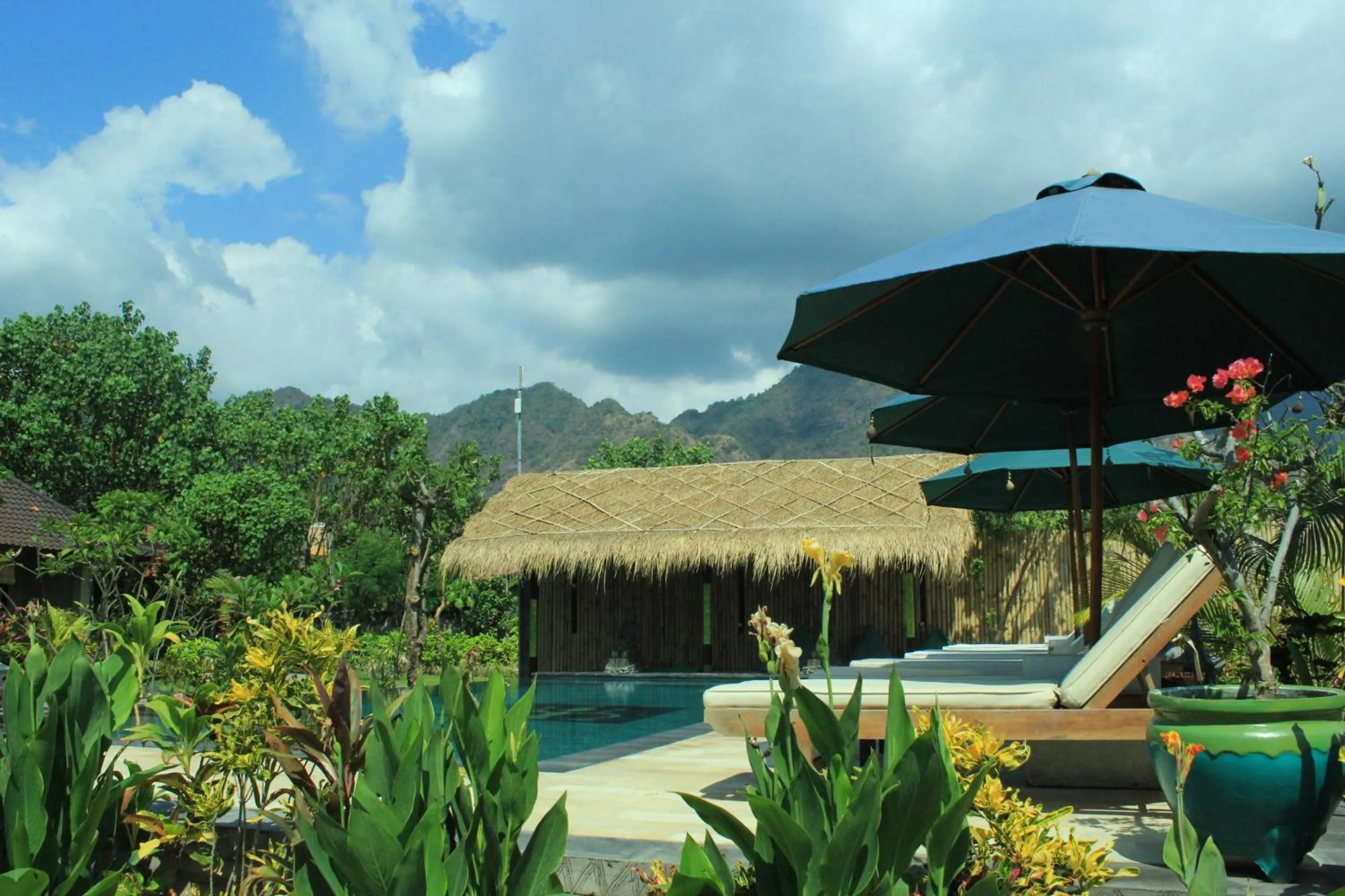Pool view in Mans Cottages & Spa