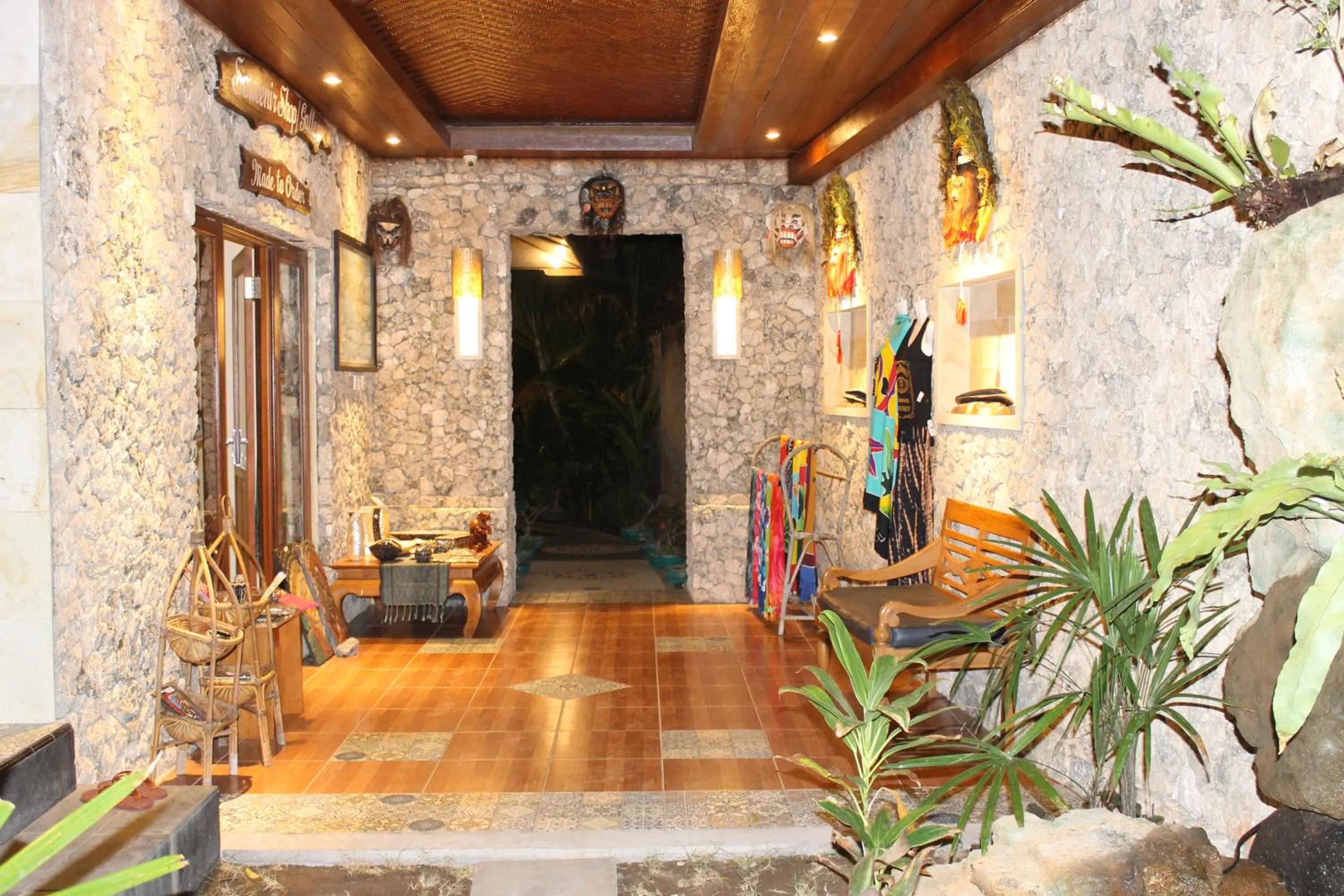 Lobby or reception in Mans Cottages & Spa