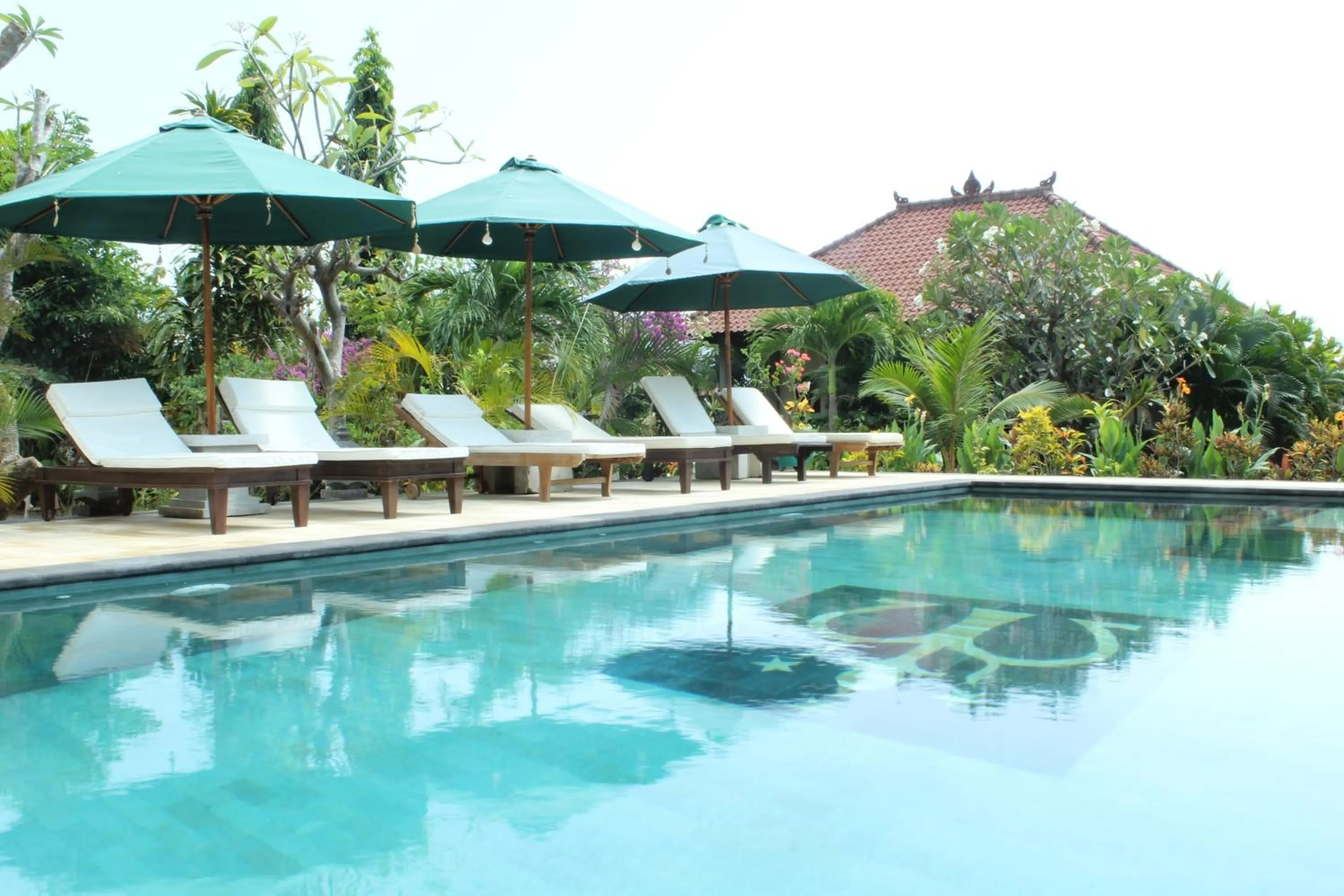Pool view in Mans Cottages & Spa