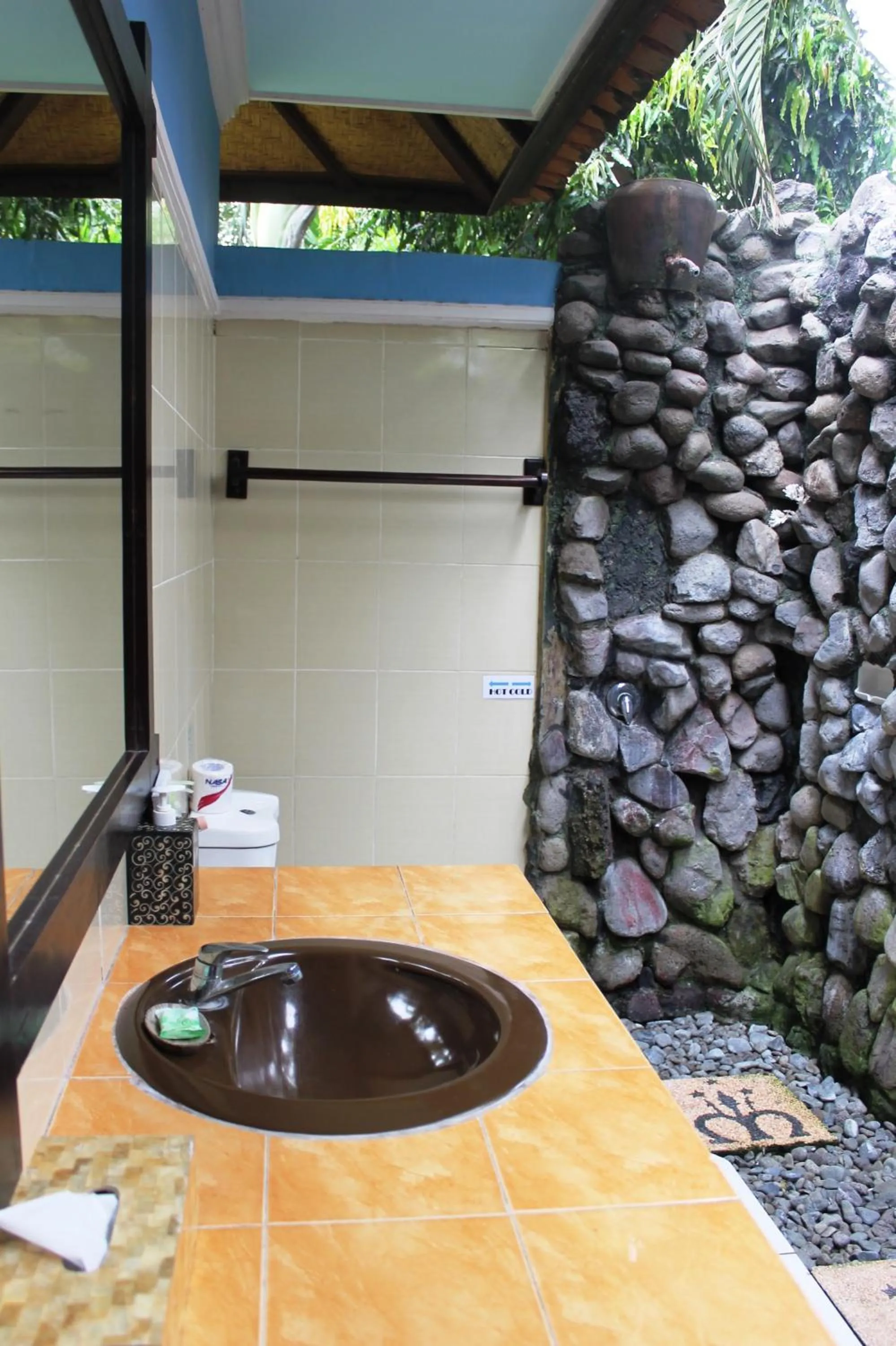 Shower in Mans Cottages & Spa