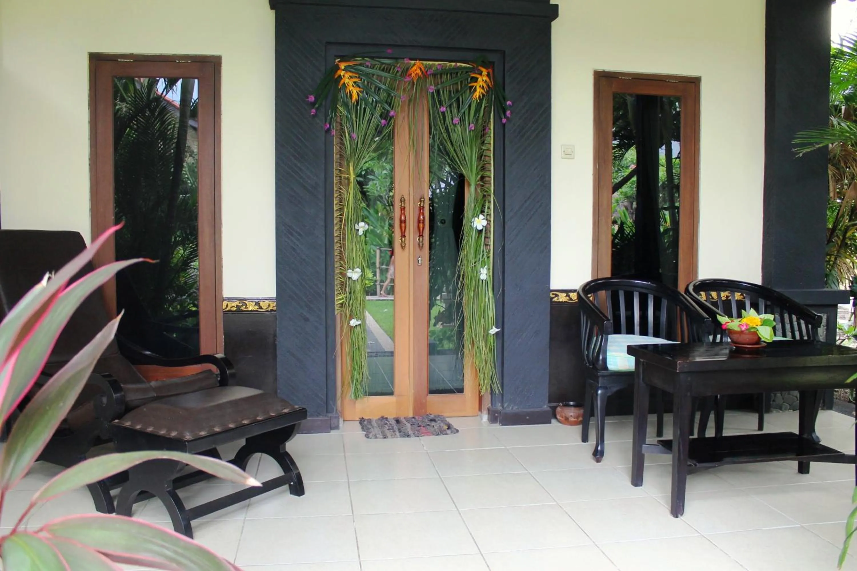 Balcony/Terrace in Mans Cottages & Spa
