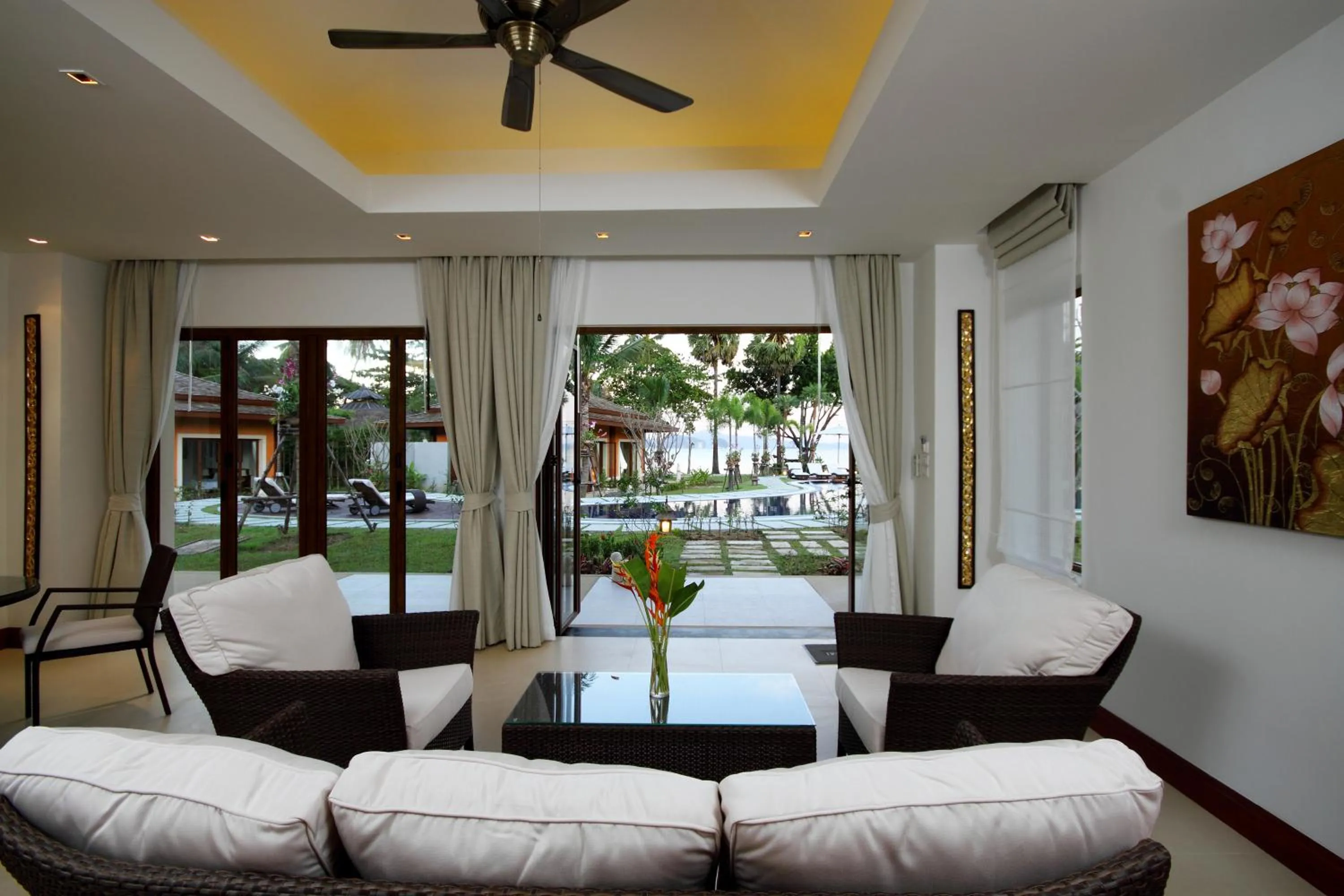 Seating area in Laguna Villas Boutique Hotel