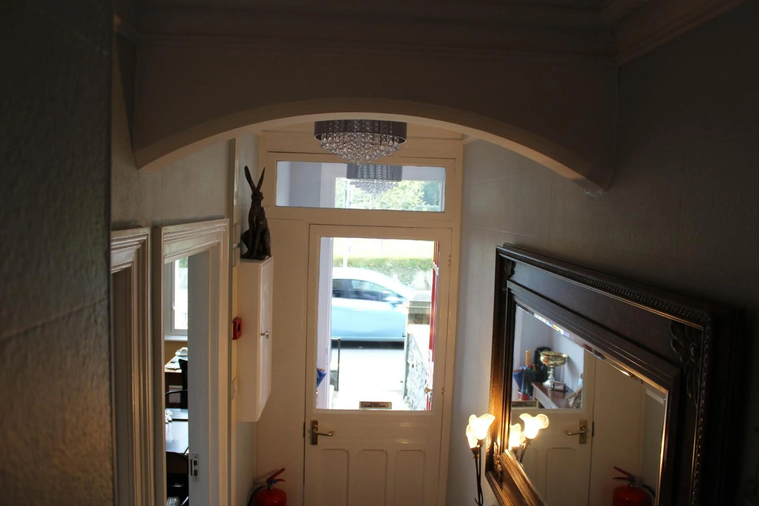 Facade/entrance in Brantfell House