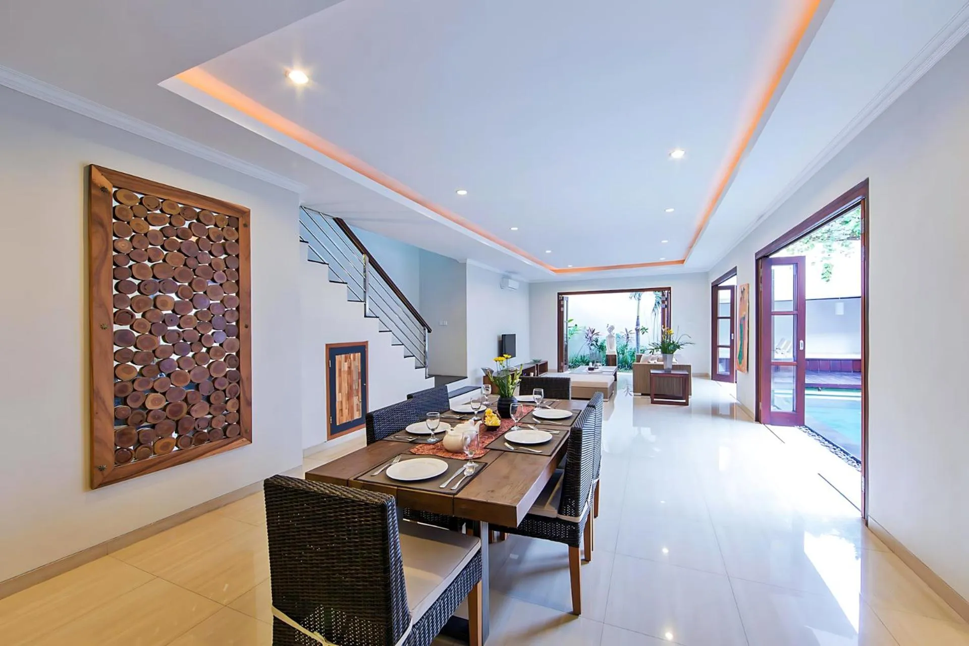 Living room in White Lotus Villas Seminyak