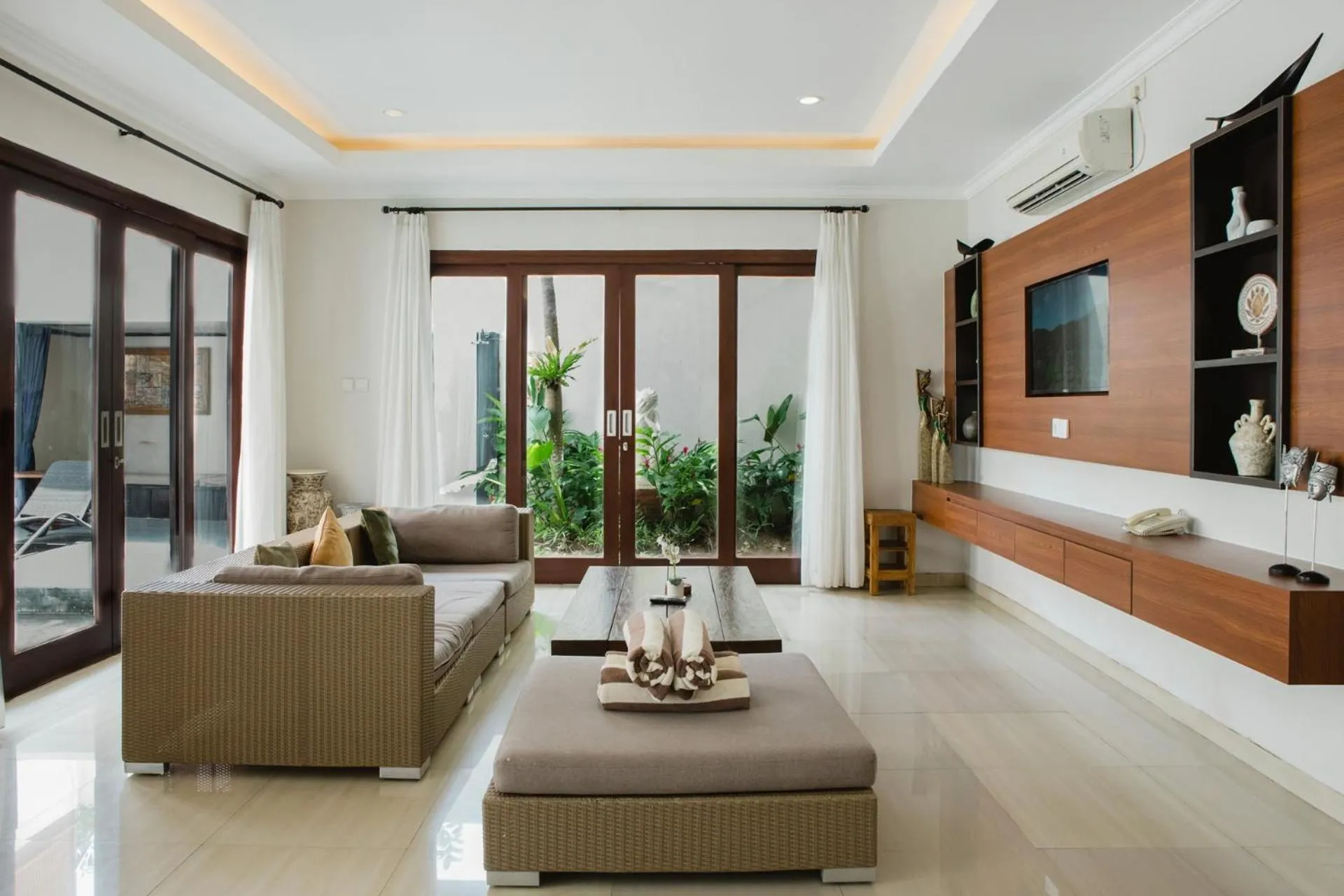 Living room in White Lotus Villas Seminyak