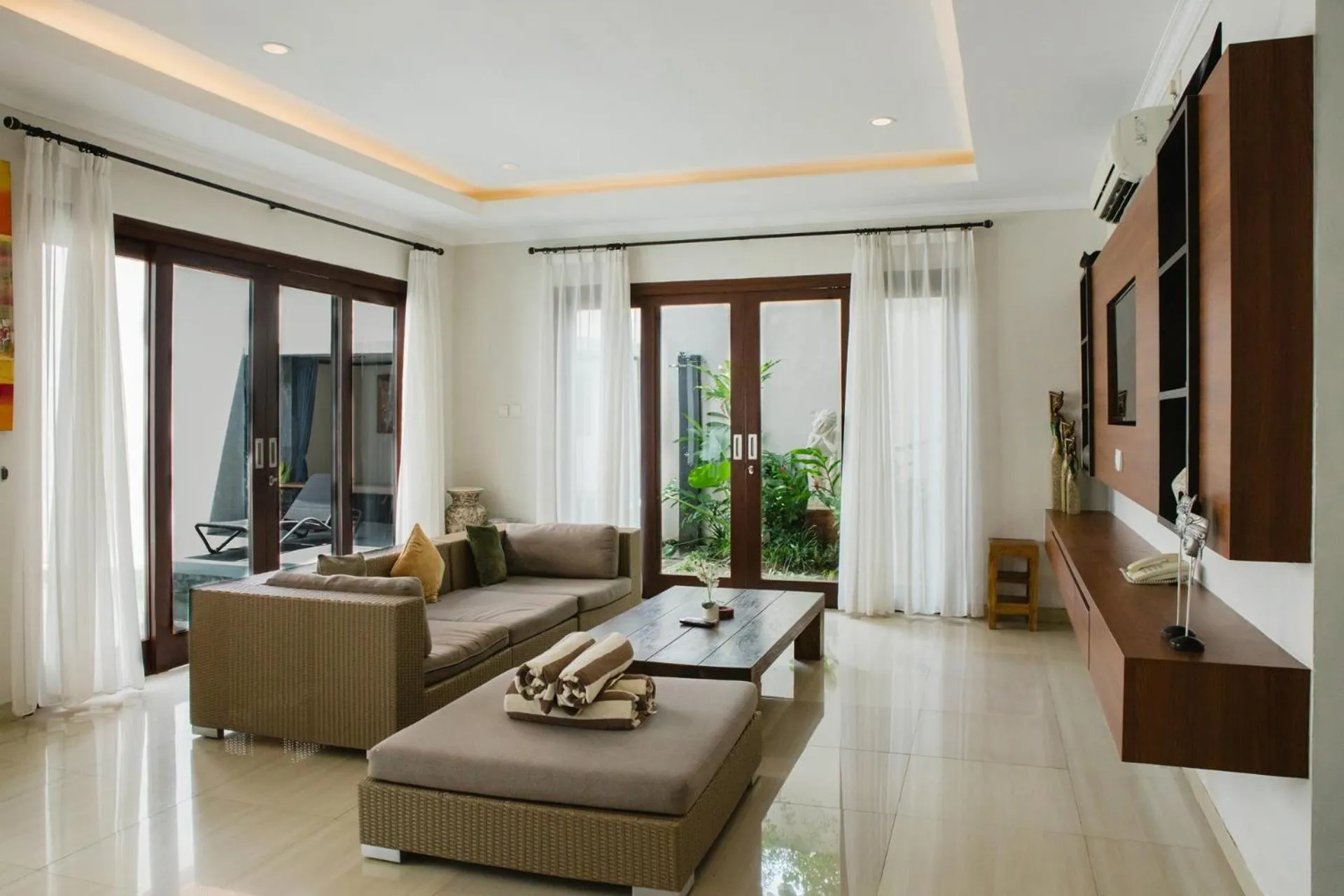 Living room in White Lotus Villas Seminyak