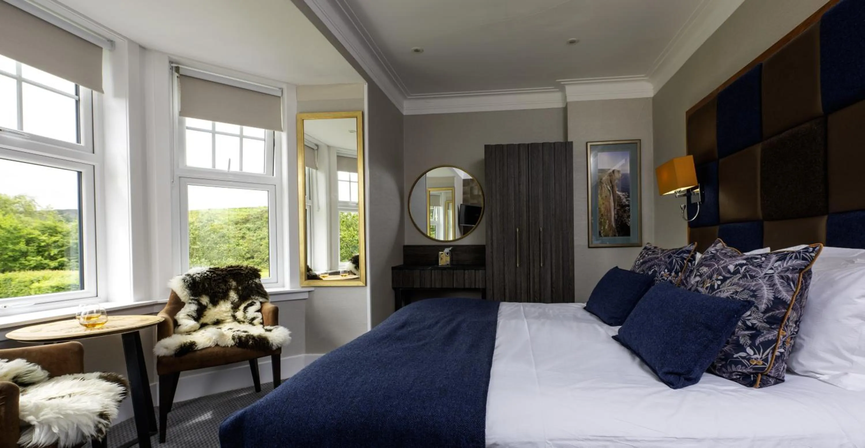 Sea view, Bed in Toravaig House Hotel