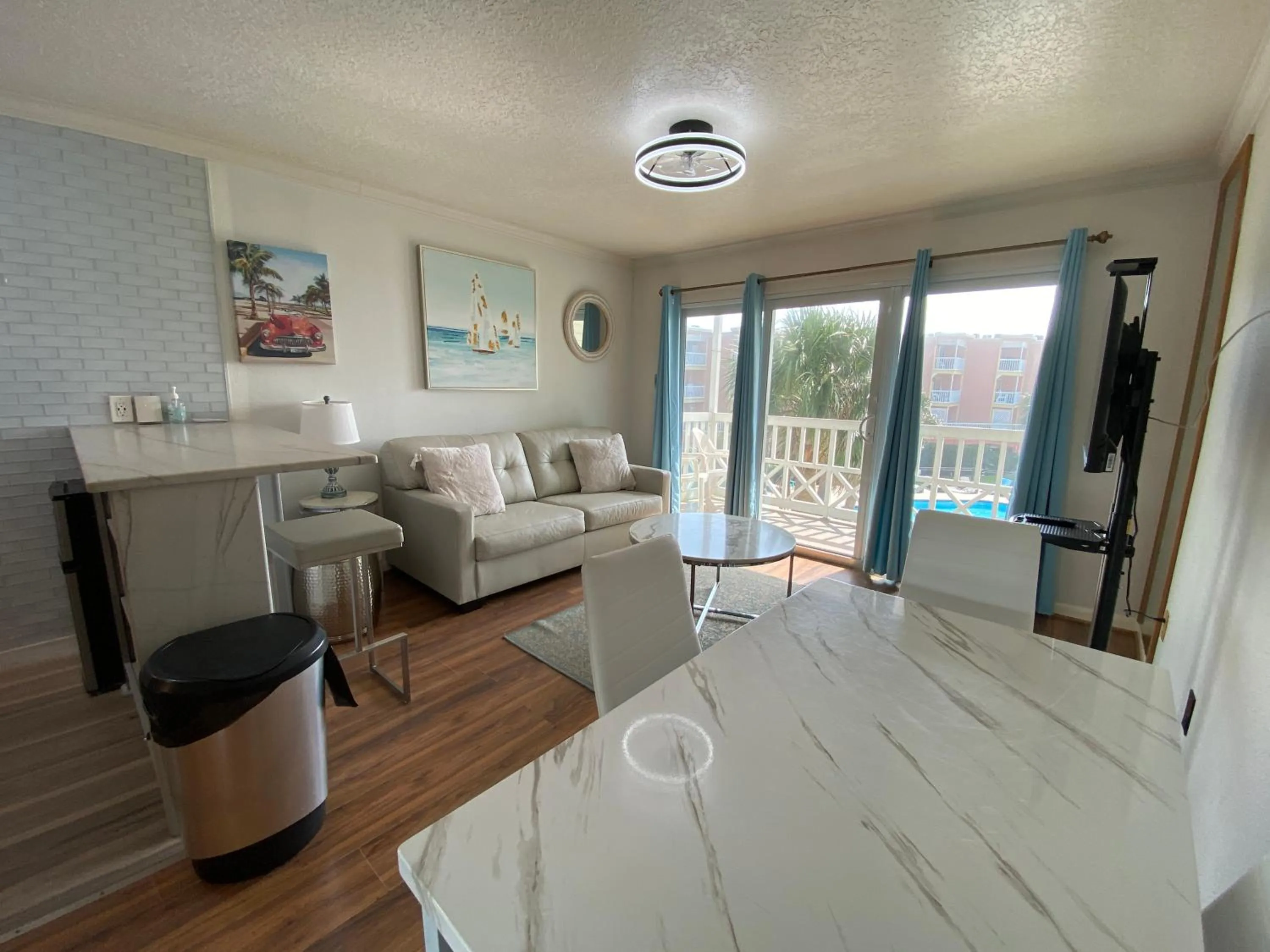 Living room in The Galveston Victorian Condo