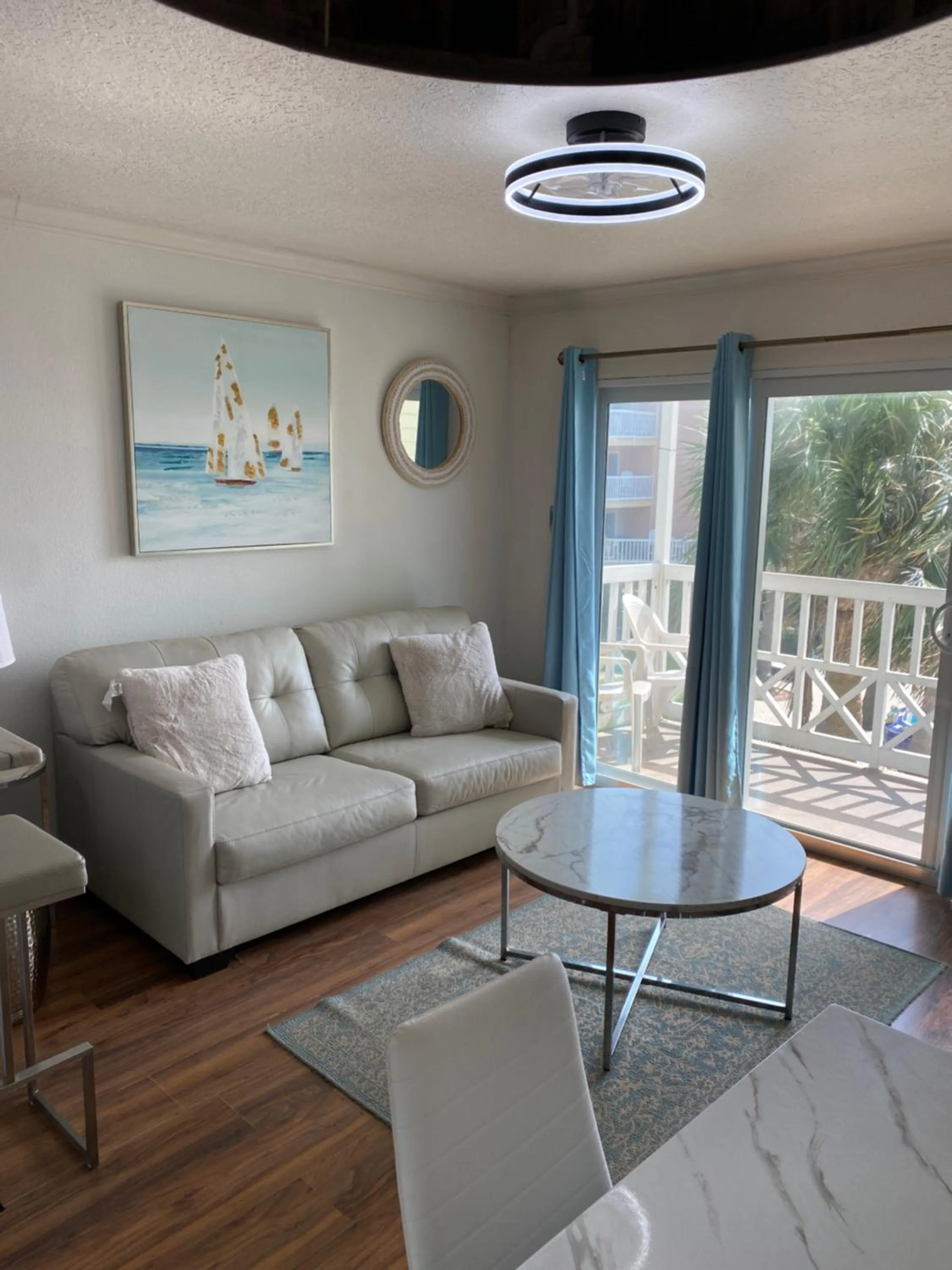 Living room in The Galveston Victorian Condo