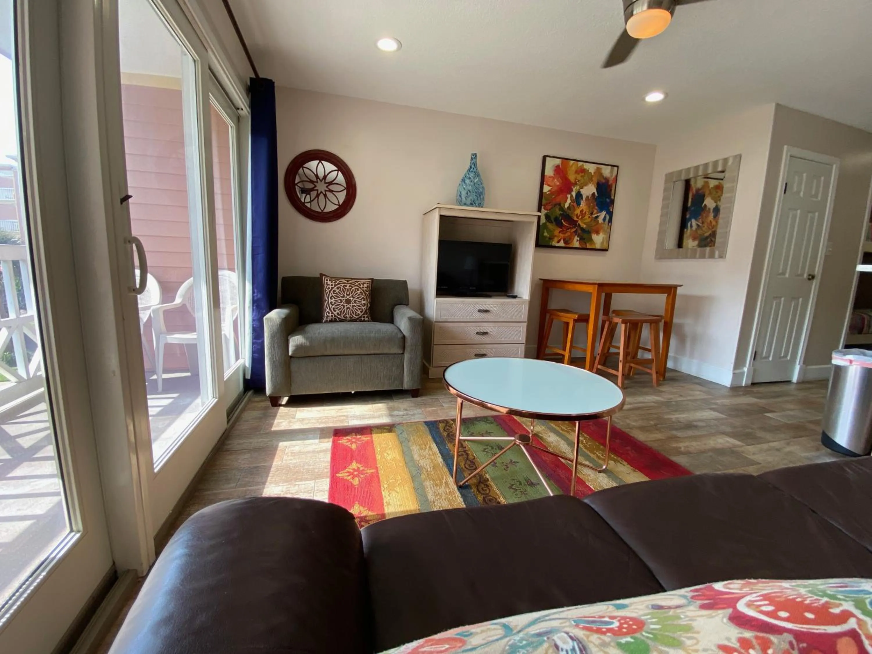 Living room in The Galveston Victorian Condo