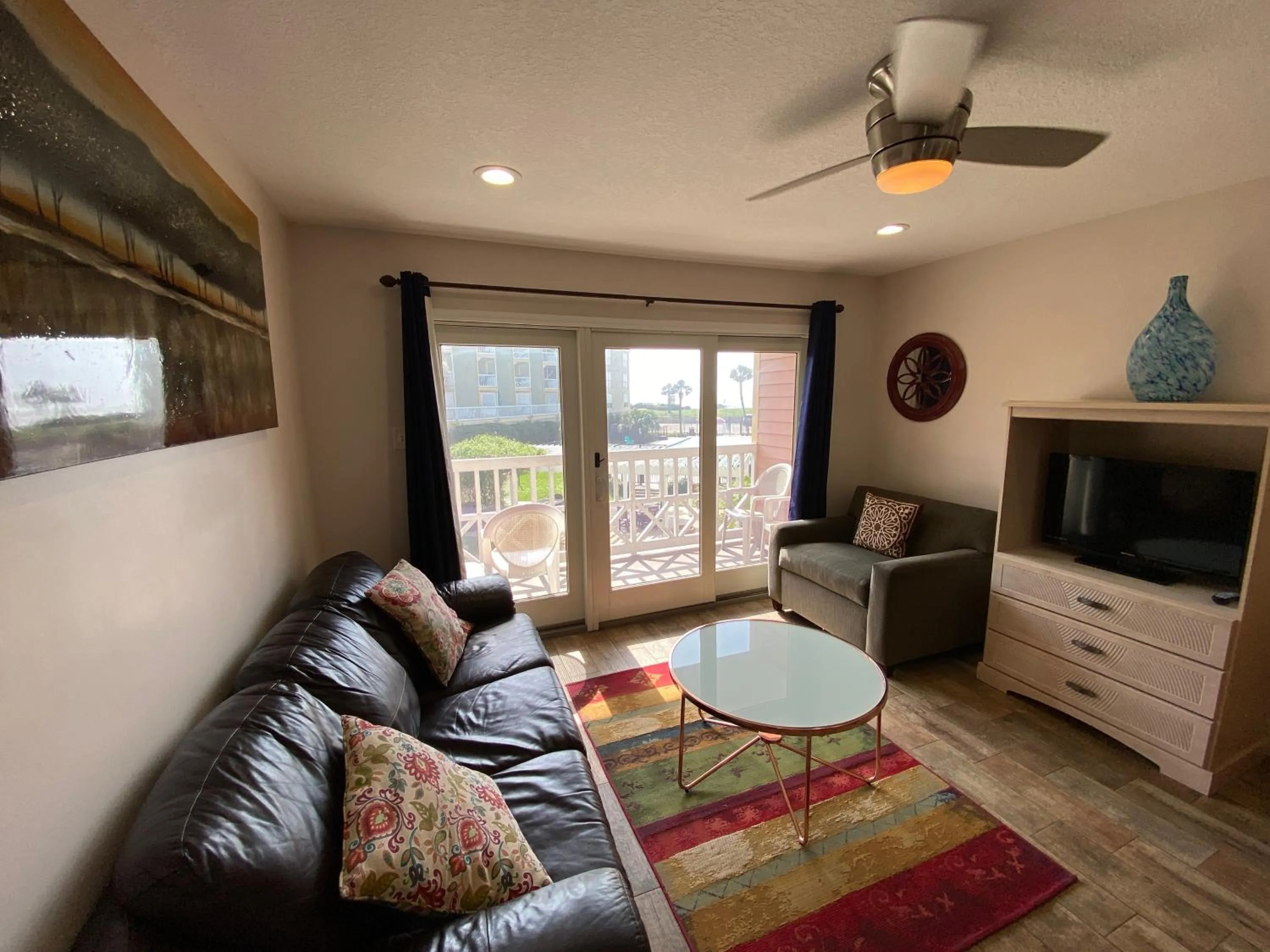 Patio in The Galveston Victorian Condo