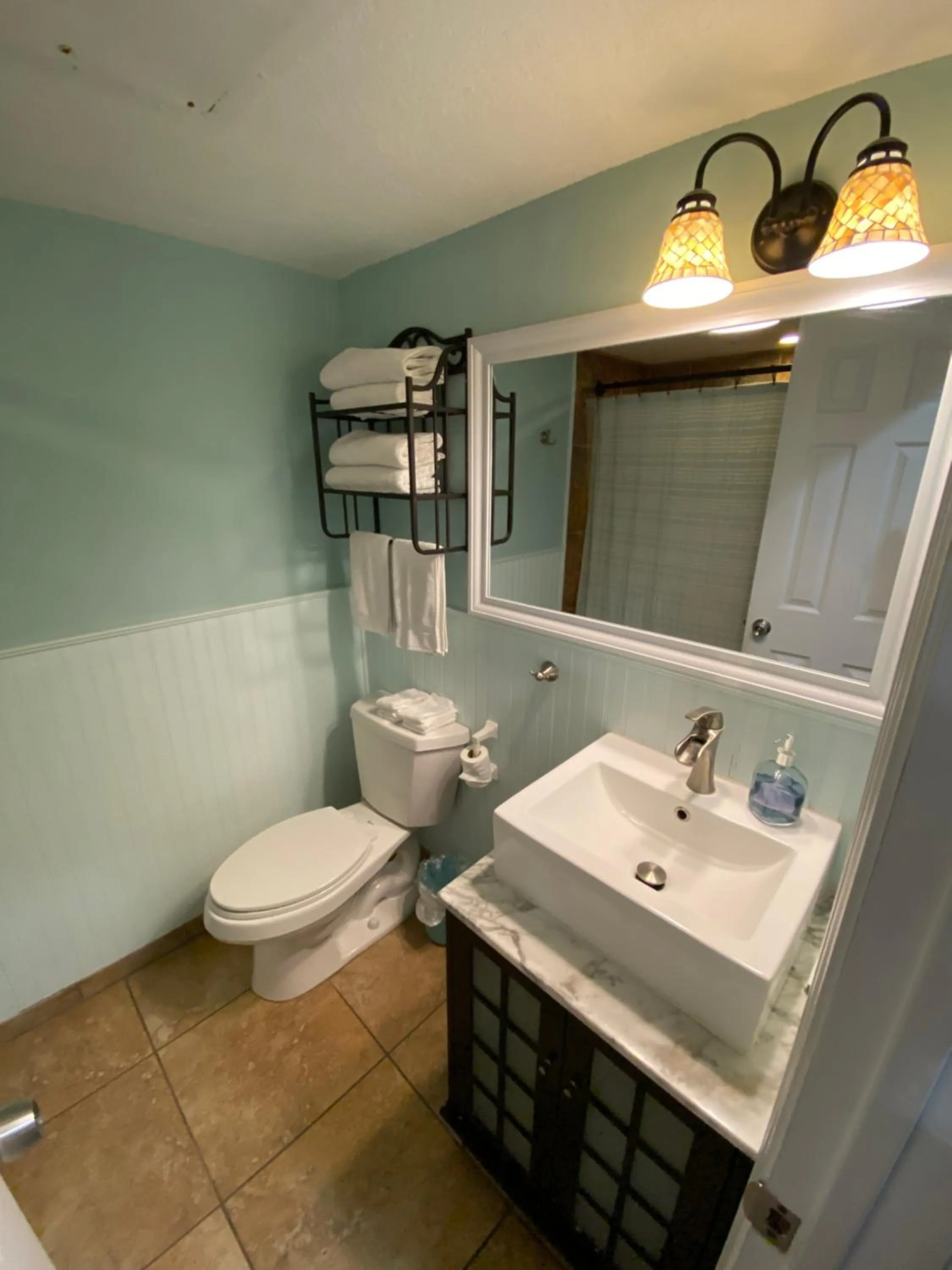 Bathroom in The Galveston Victorian Condo