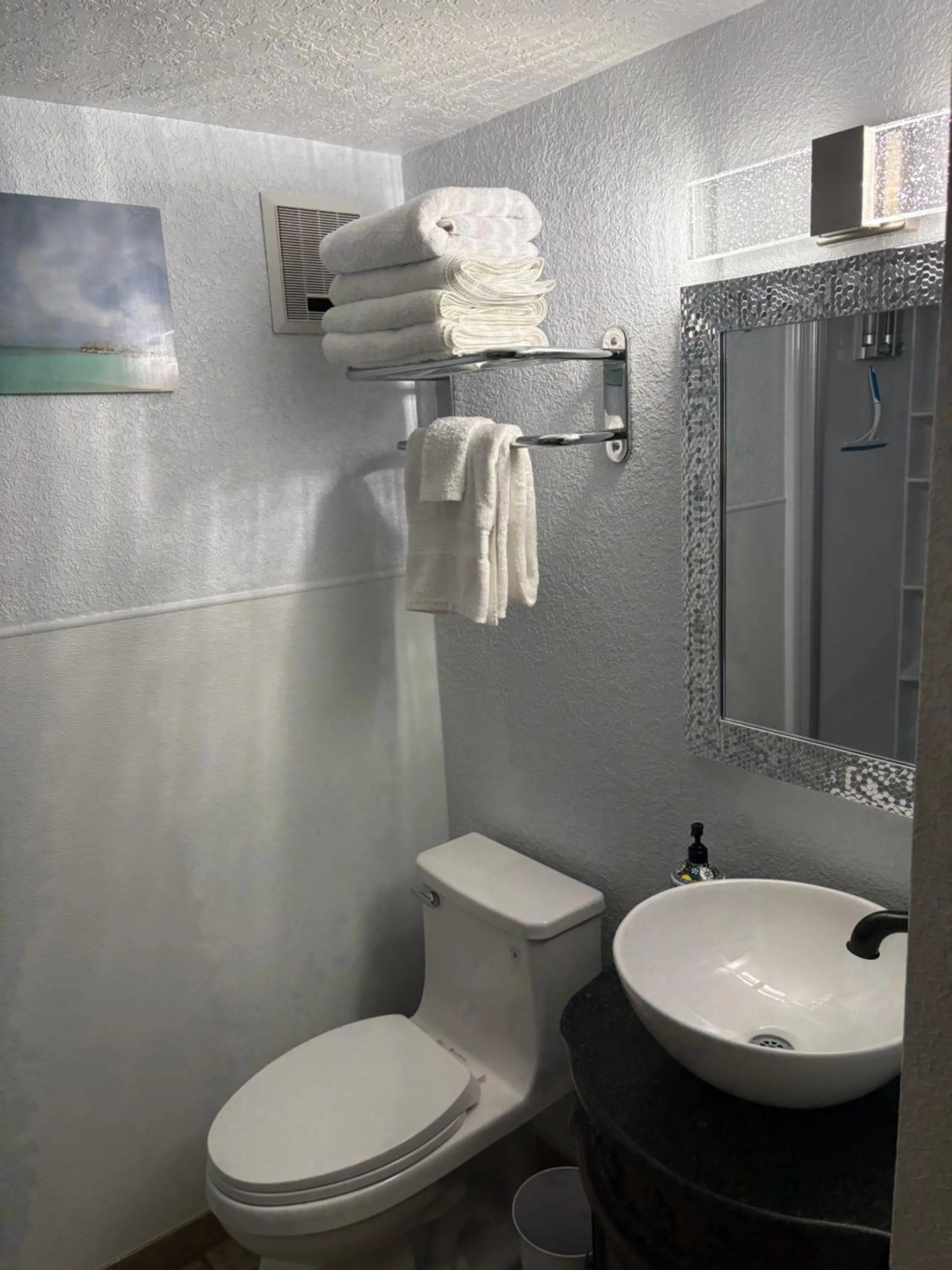 Shower in The Galveston Victorian Condo