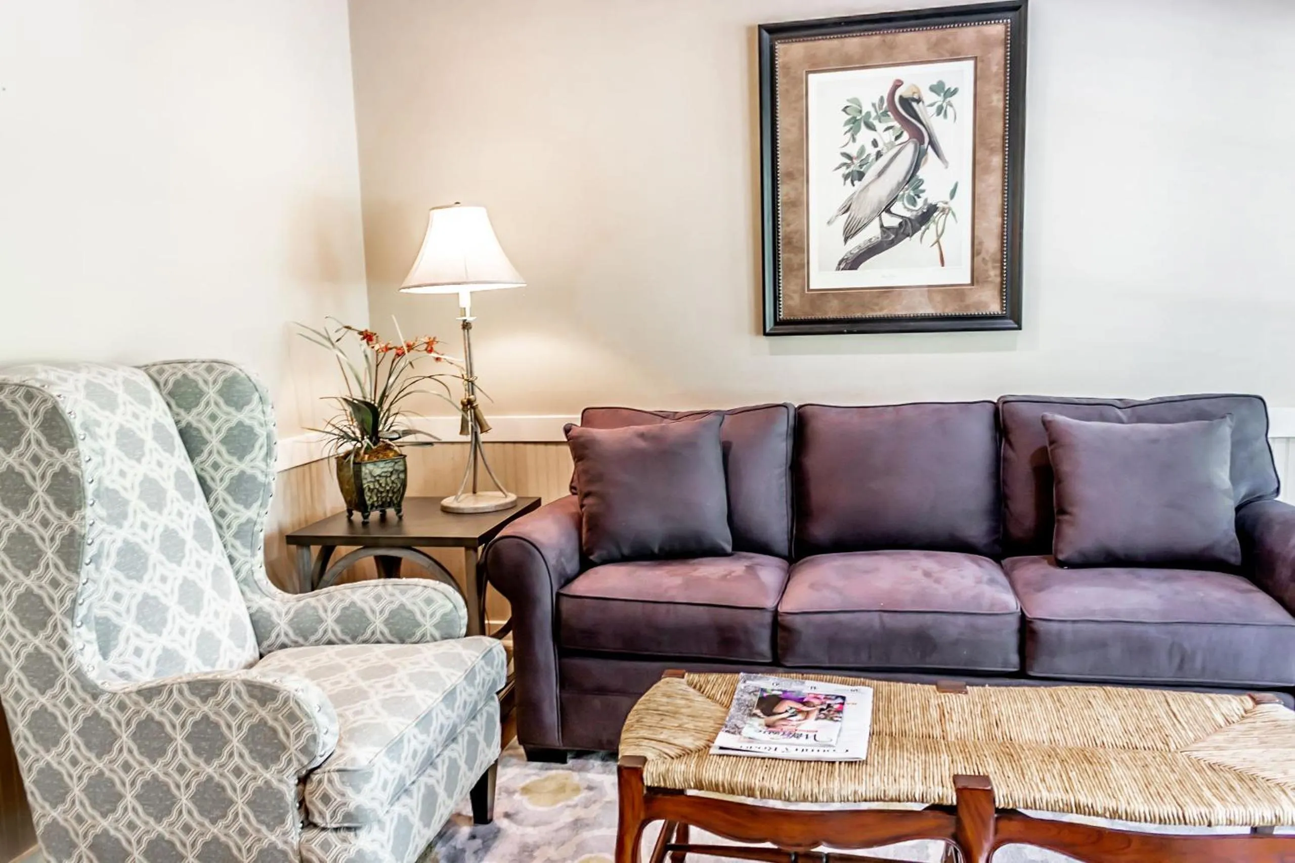 Living room in The Lodge at The Bluffs