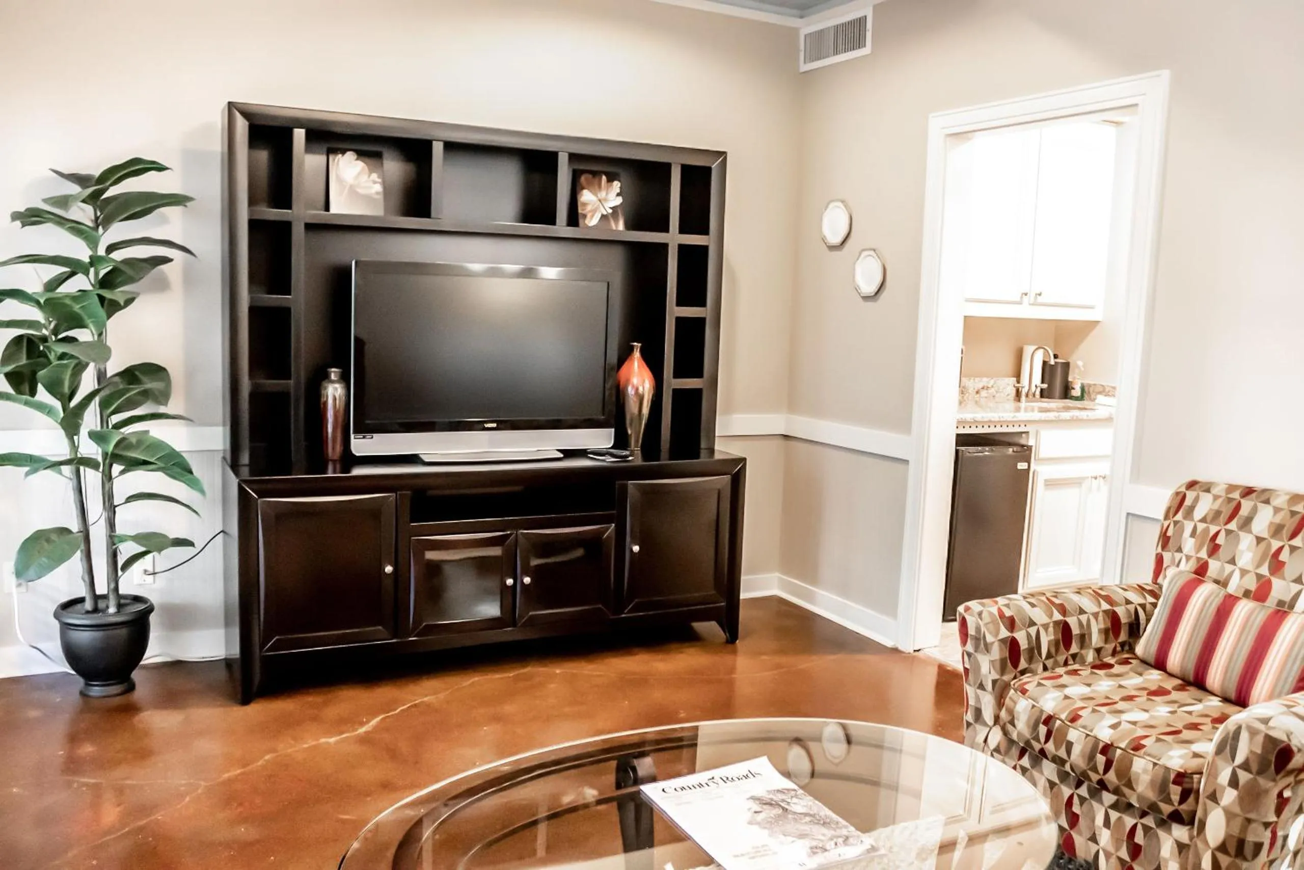 Living room in The Lodge at The Bluffs